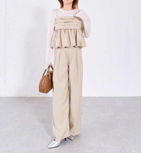 archives「【ＯＮかわ】バルーンビスチェ&times;スラックスＳＥＴ」|ワンピース|