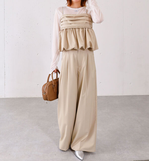 archives「【ＯＮかわ】バルーンビスチェ&times;スラックスＳＥＴ」|ワンピース|