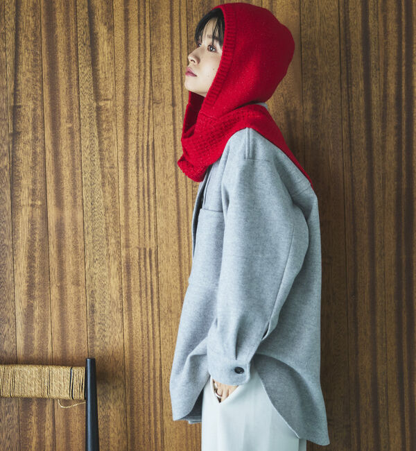 Doux archives「ジャージメルトンシャツジャケット」|テーラードジャケット|