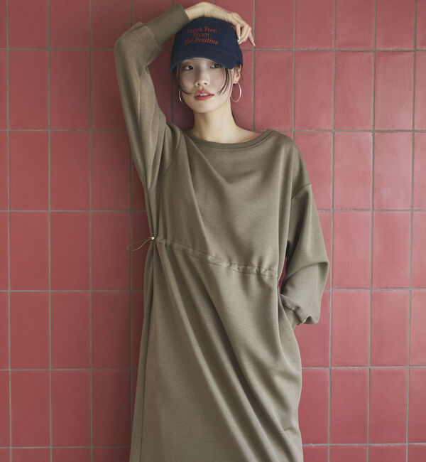 Doux archives「ウエストドロストカットワンピース」|ワンピース|
