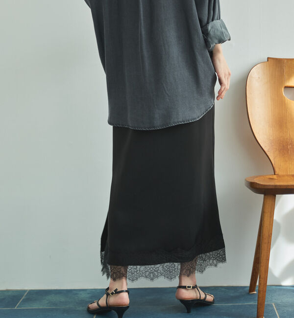 Doux archives「レースサテンスカート」|スカート|