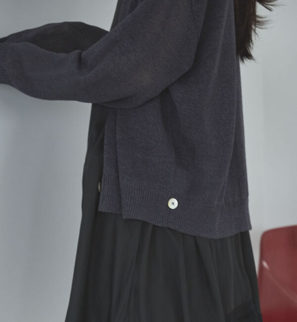 Doux archives「ペーパーヤーンカシュクールカーディガン」|カーディガン|