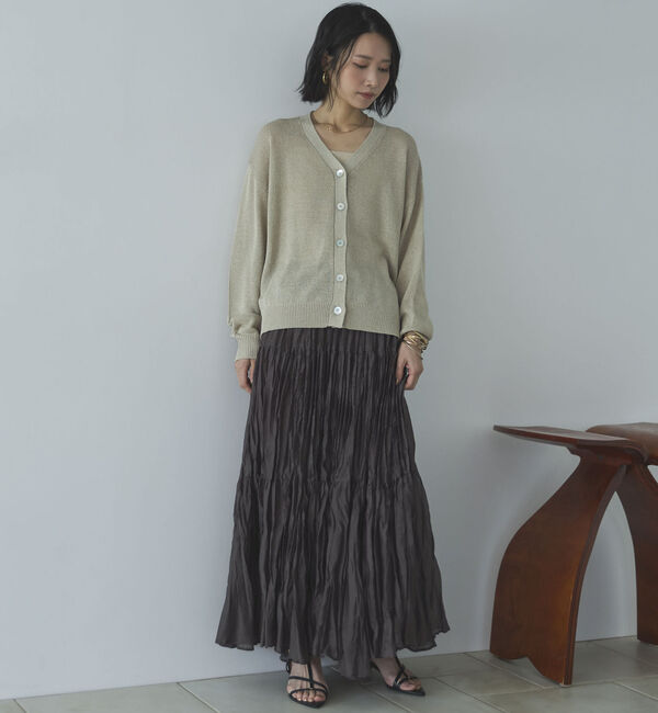 Doux archives「ペーパーヤーンカシュクールカーディガン」|カーディガン|