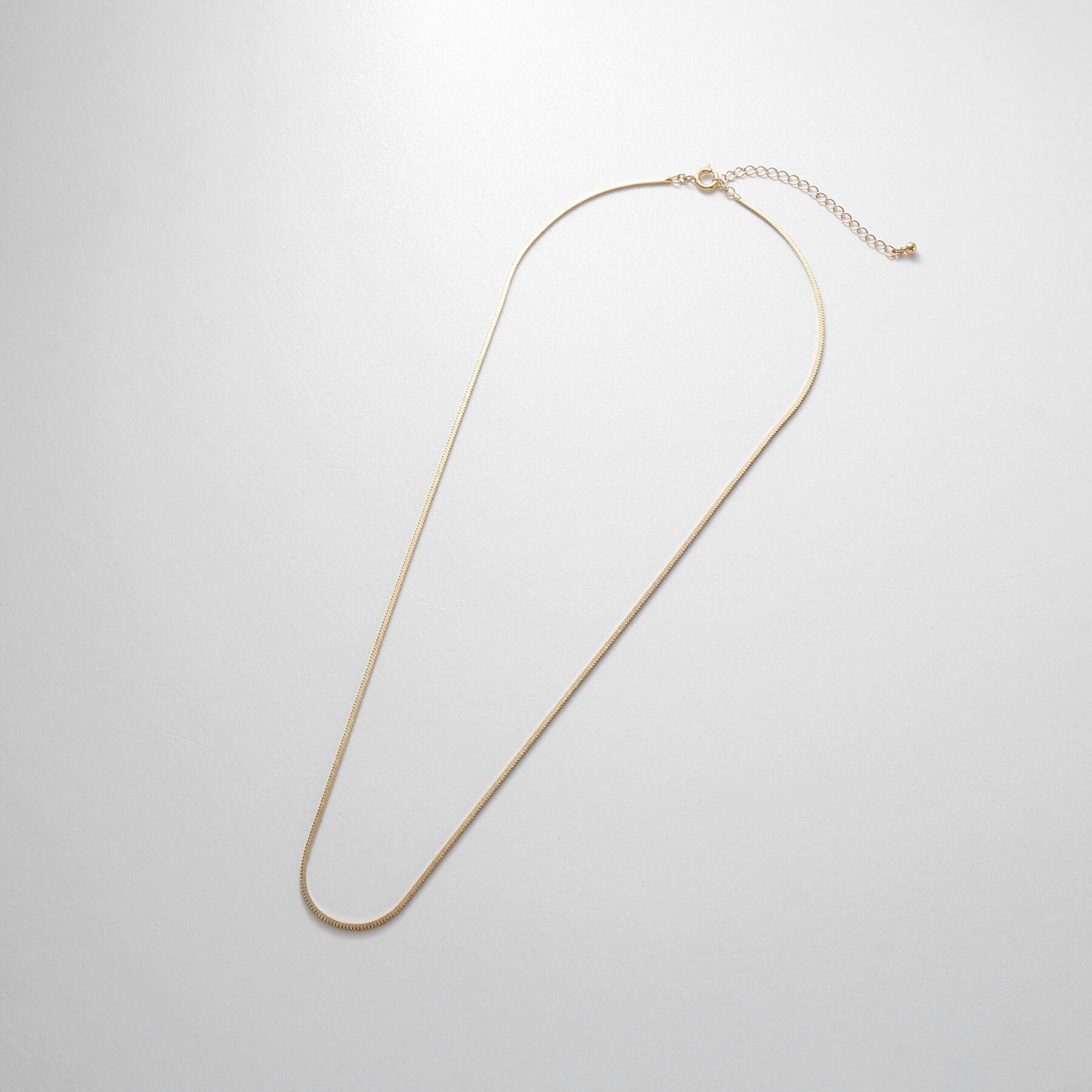 COCOSHNIK ONKITSCH「シルバー デザインチェーン コンパクトネックレス GP」|ネックレス|