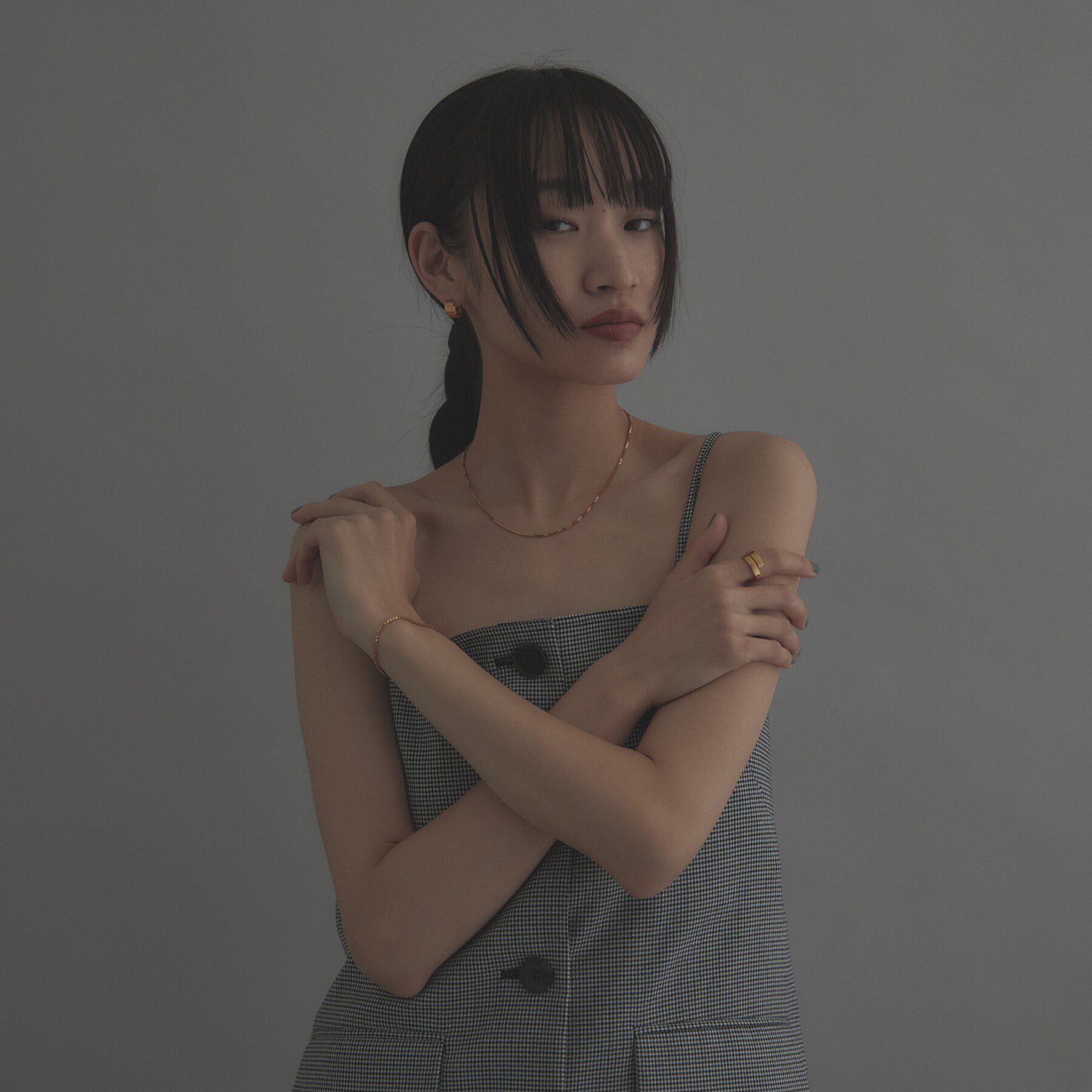 COCOSHNIK ONKITSCH「シルバー デザインチェーン ベネチアンネックレスS（38cm） GP」|ネックレス|