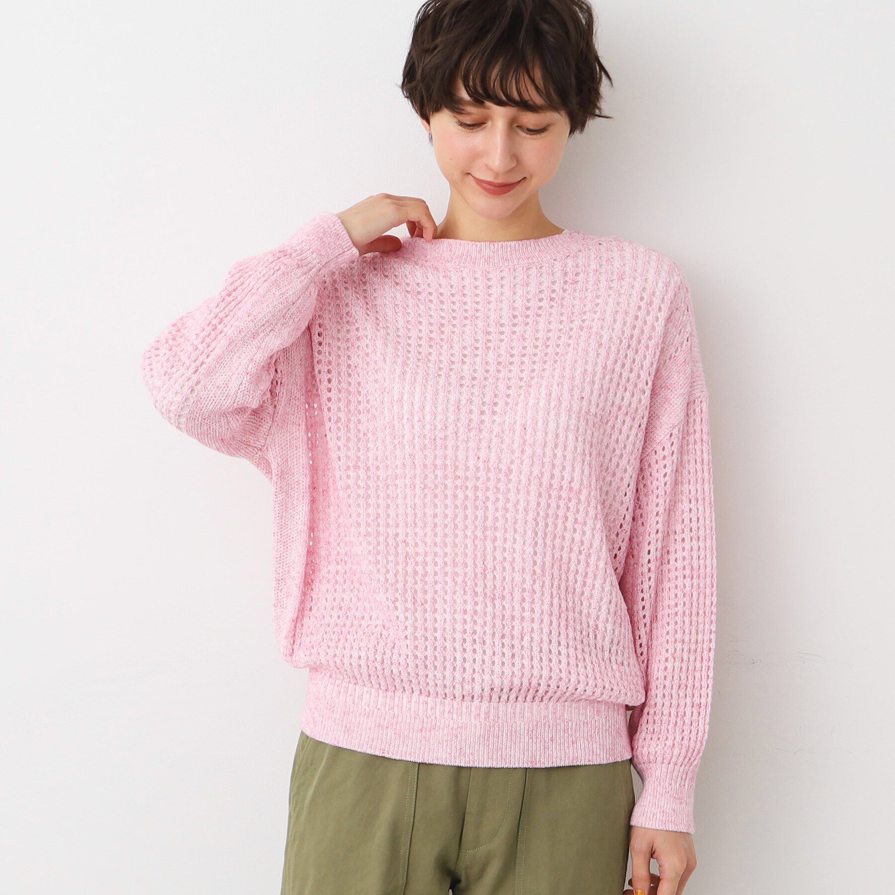 Dessin「【洗える】メッシュニット（S～L）」|ニット・セーター|