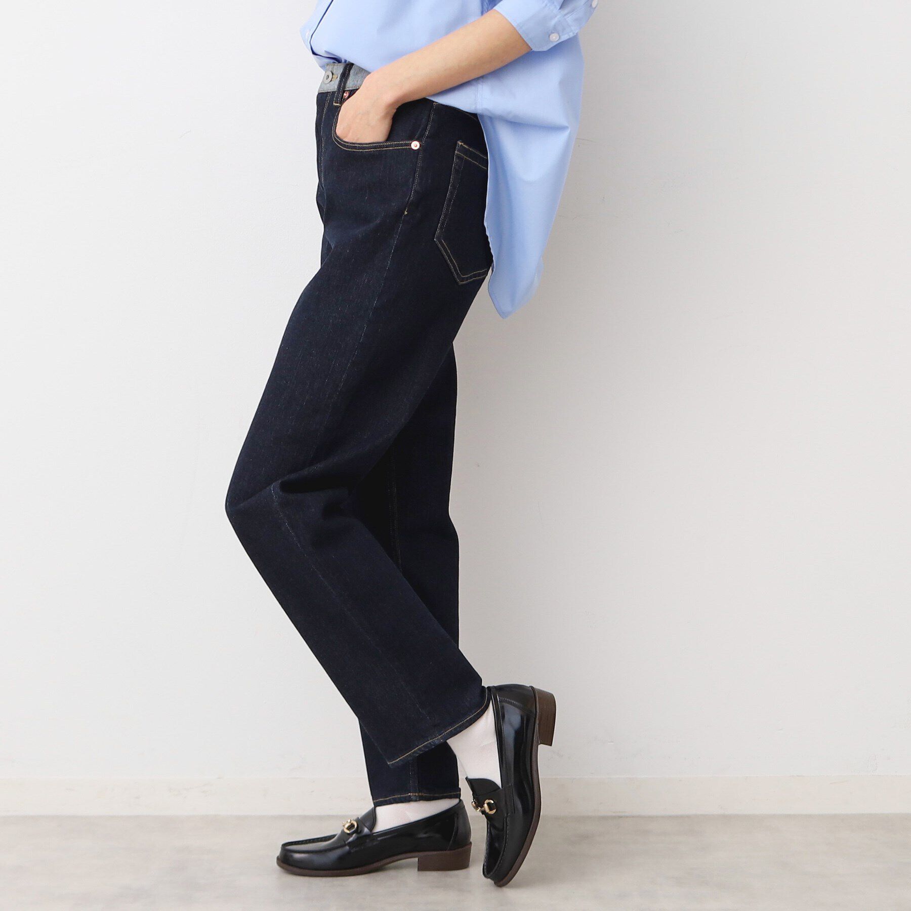 Dessin「【ユニセックス・洗える】テーパードデニムパンツ」|その他|