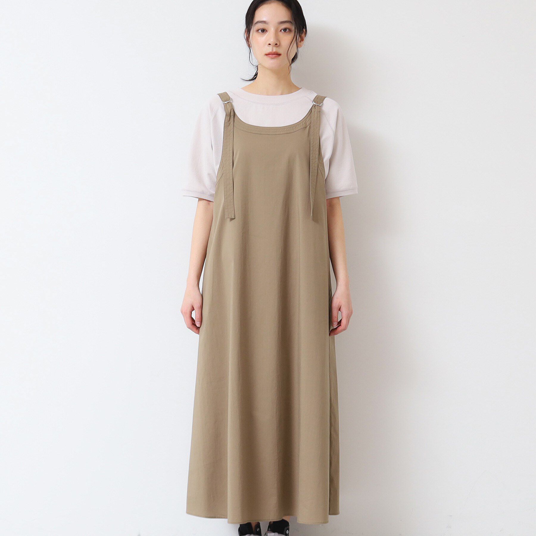 Dessin「【洗える】ベルト付きキャミワンピース」|ワンピース|