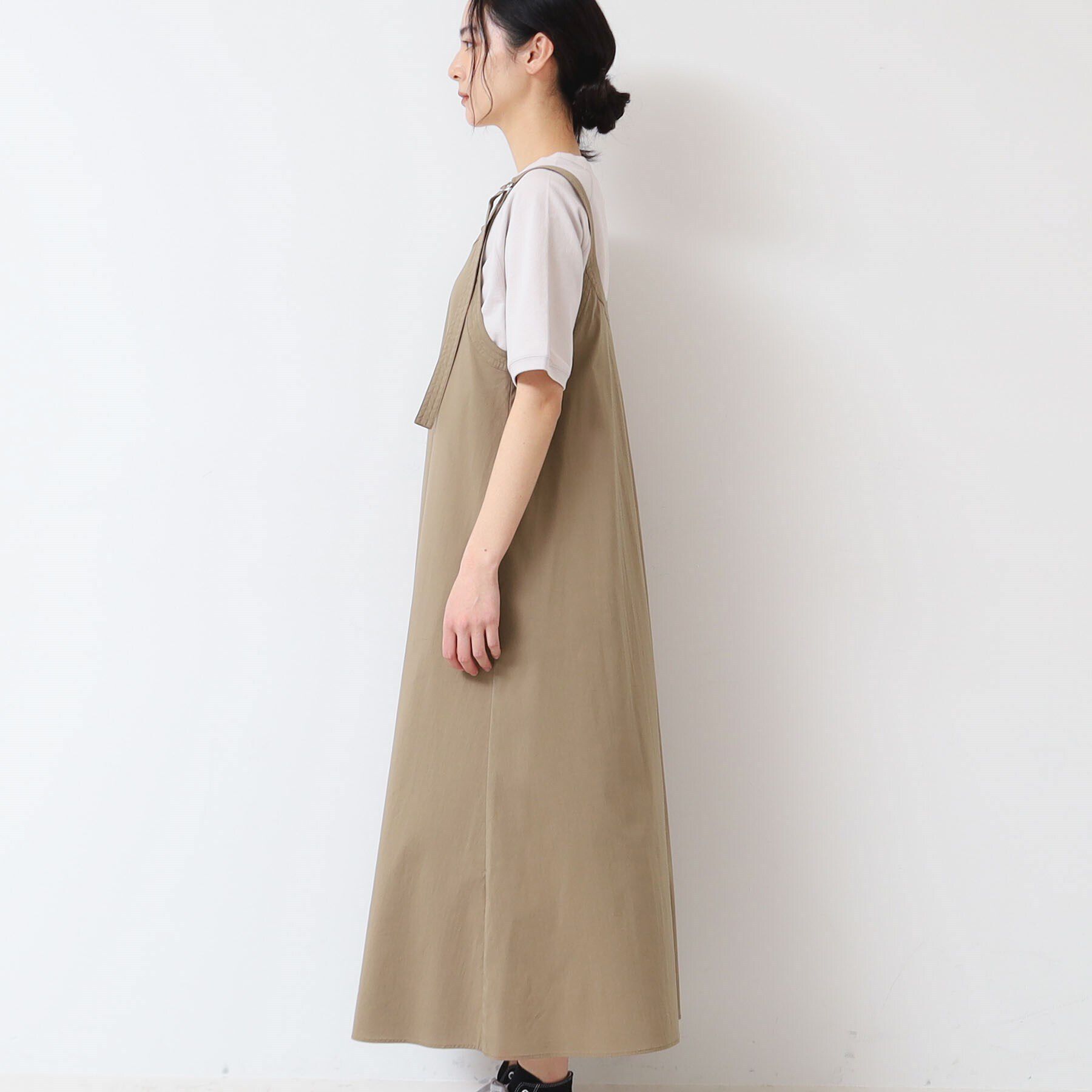 Dessin「【洗える】ベルト付きキャミワンピース」|ワンピース|