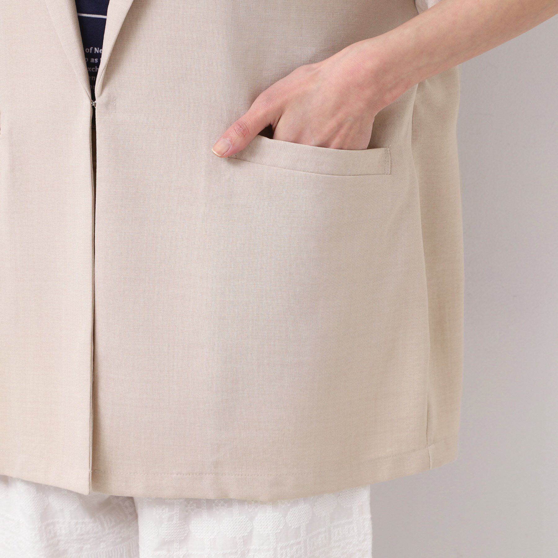 Dessin「【洗える】半袖テーラードジャケット」|テーラードジャケット|