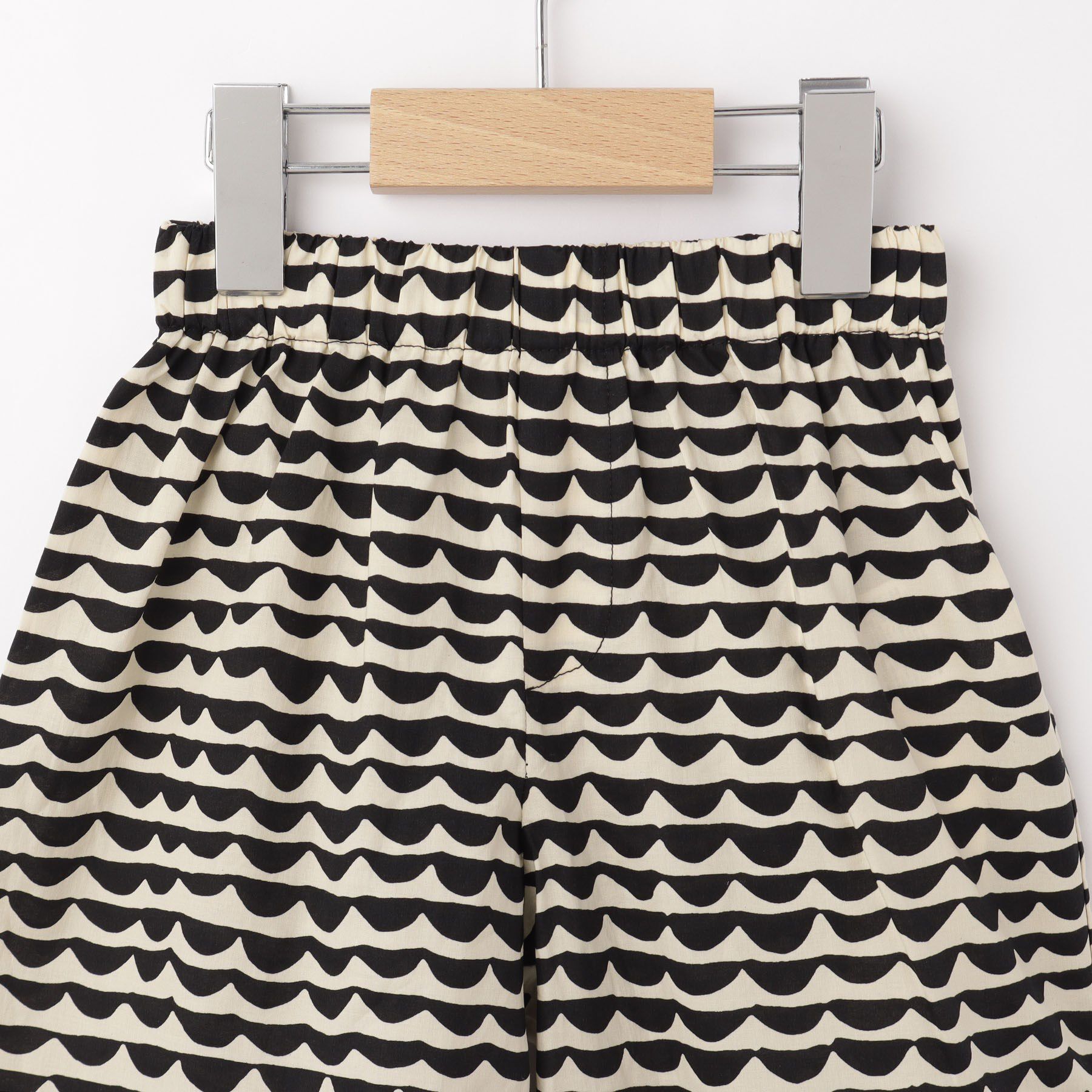 Dessin「【リンクコーデ・ウエストゴム】ウエーブプリントコットンパンツ」|キュロット|