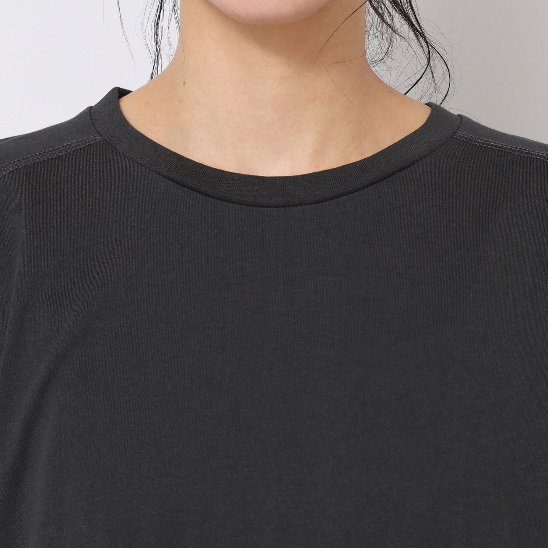 Dessin「【洗える】ドロスト付きジャージワンピース」|ワンピース|