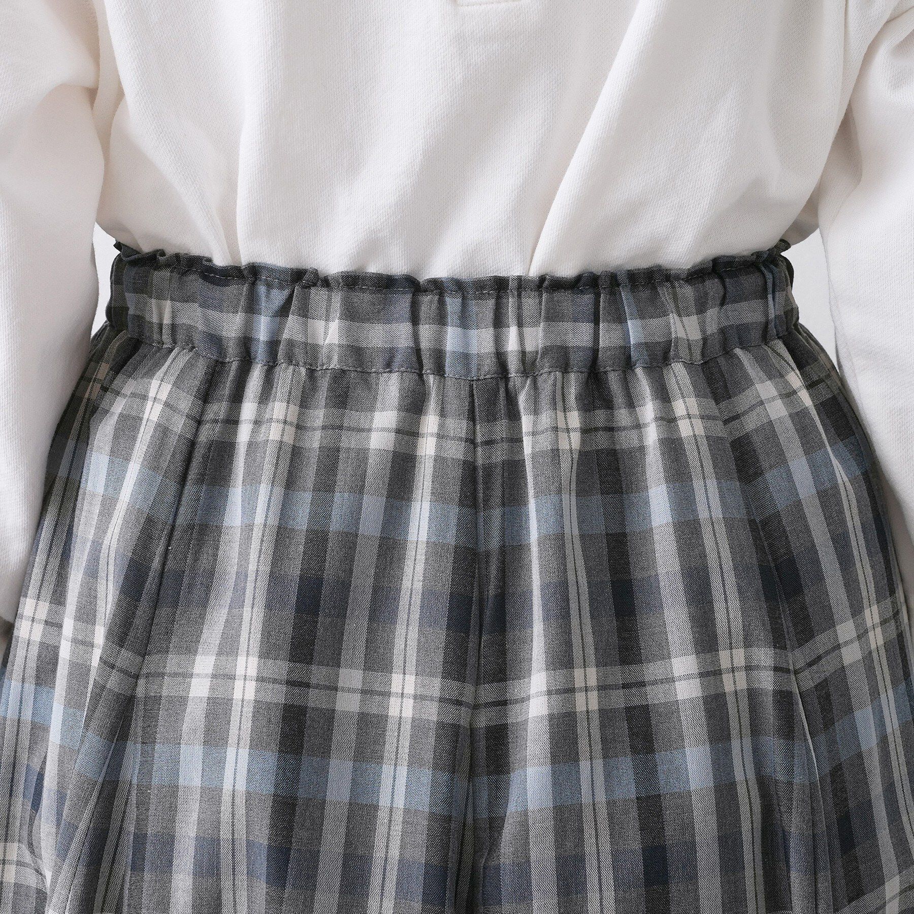 Dessin「【ウエストゴム/洗える】映えチェック柄スカート」|スカート|