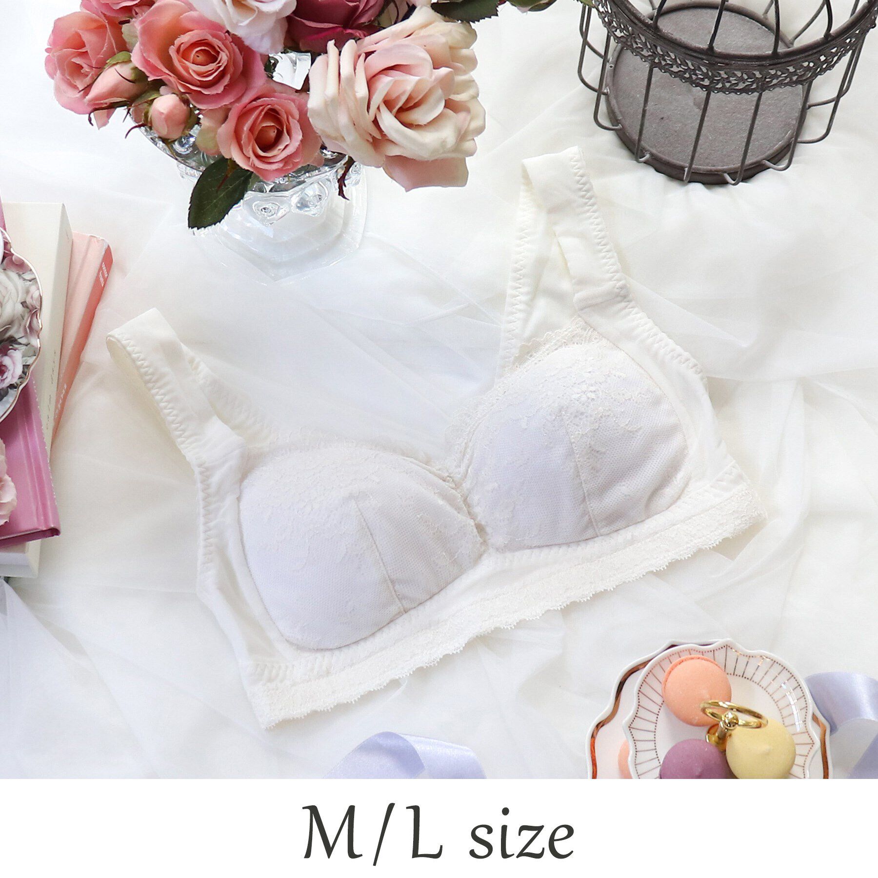 Risa Magli「アマイア おやすみブラ」|インナー|アイボリー(004)