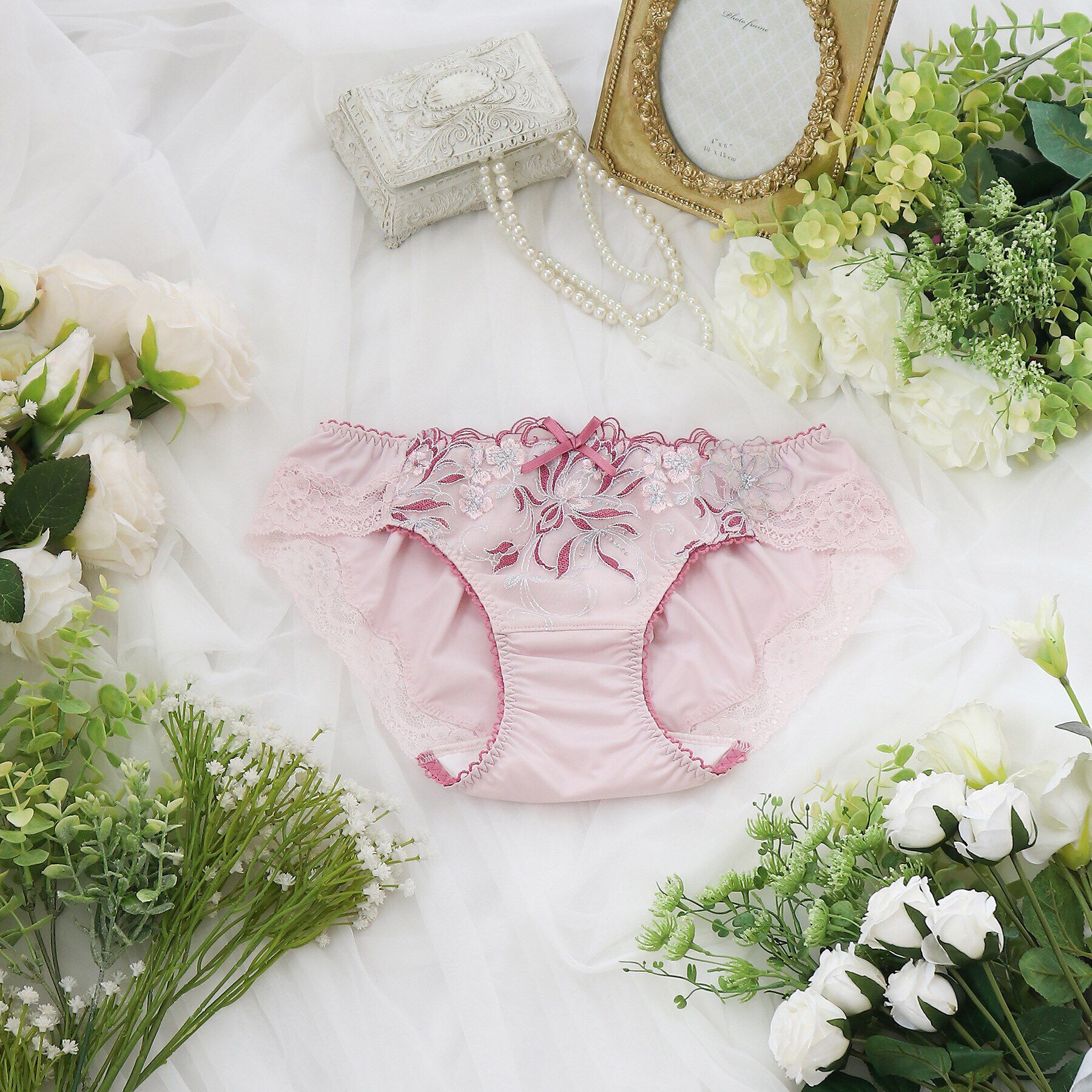 Risa Magli「フロリアーヌ サニタリーショーツ」|インナー|ピンク(070)