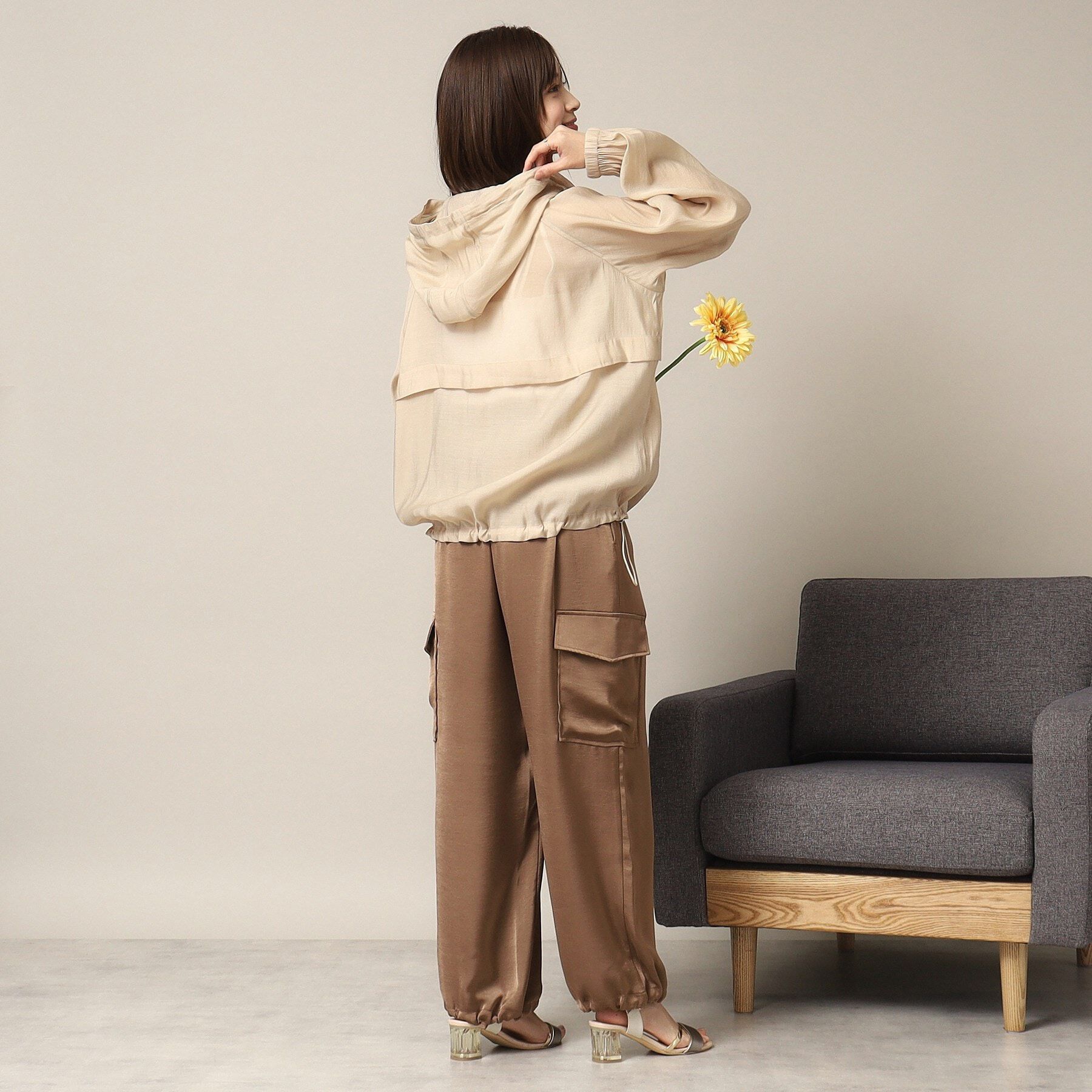 ITS&rsquo;DEMO「【手洗い可】シアーブルゾン」|ブルゾン・スタジャン|