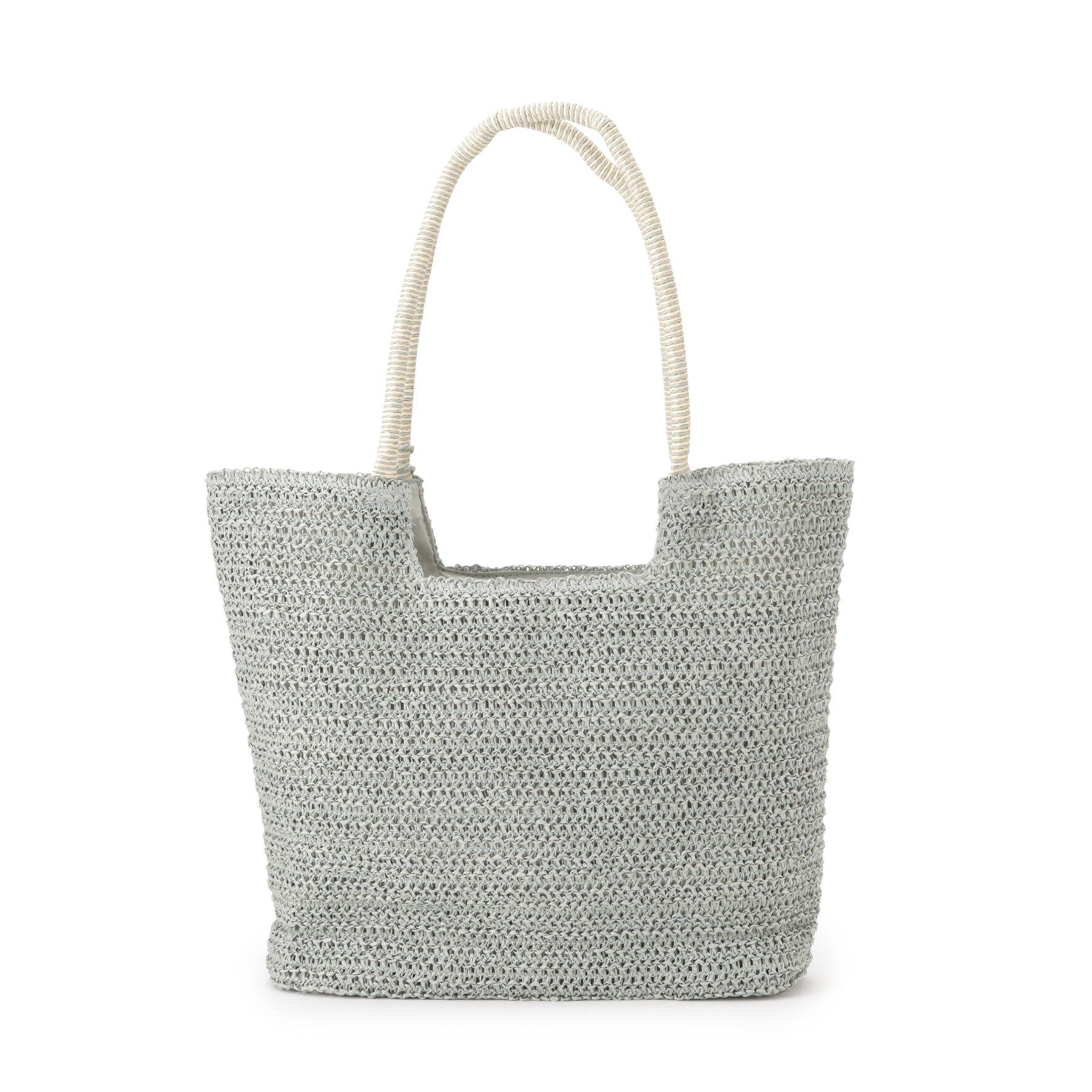 ITS&rsquo;DEMO「チャーム付ロゴ刺繍雑材トート」|トートバッグ|