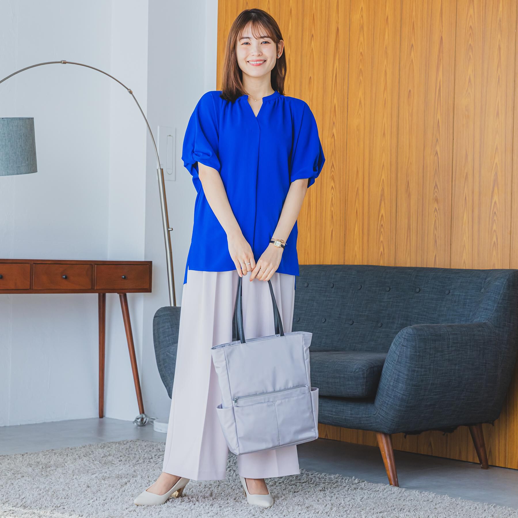 ITS&rsquo;DEMO「【通勤／A4対応】PC収納縦型トート」|トートバッグ|