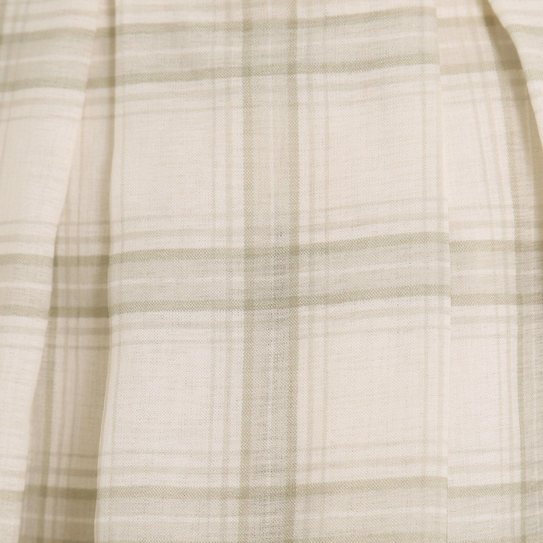 ITS&rsquo;DEMO「【セットアップ可／手洗い可】シアーチェックスカート」|スカート|