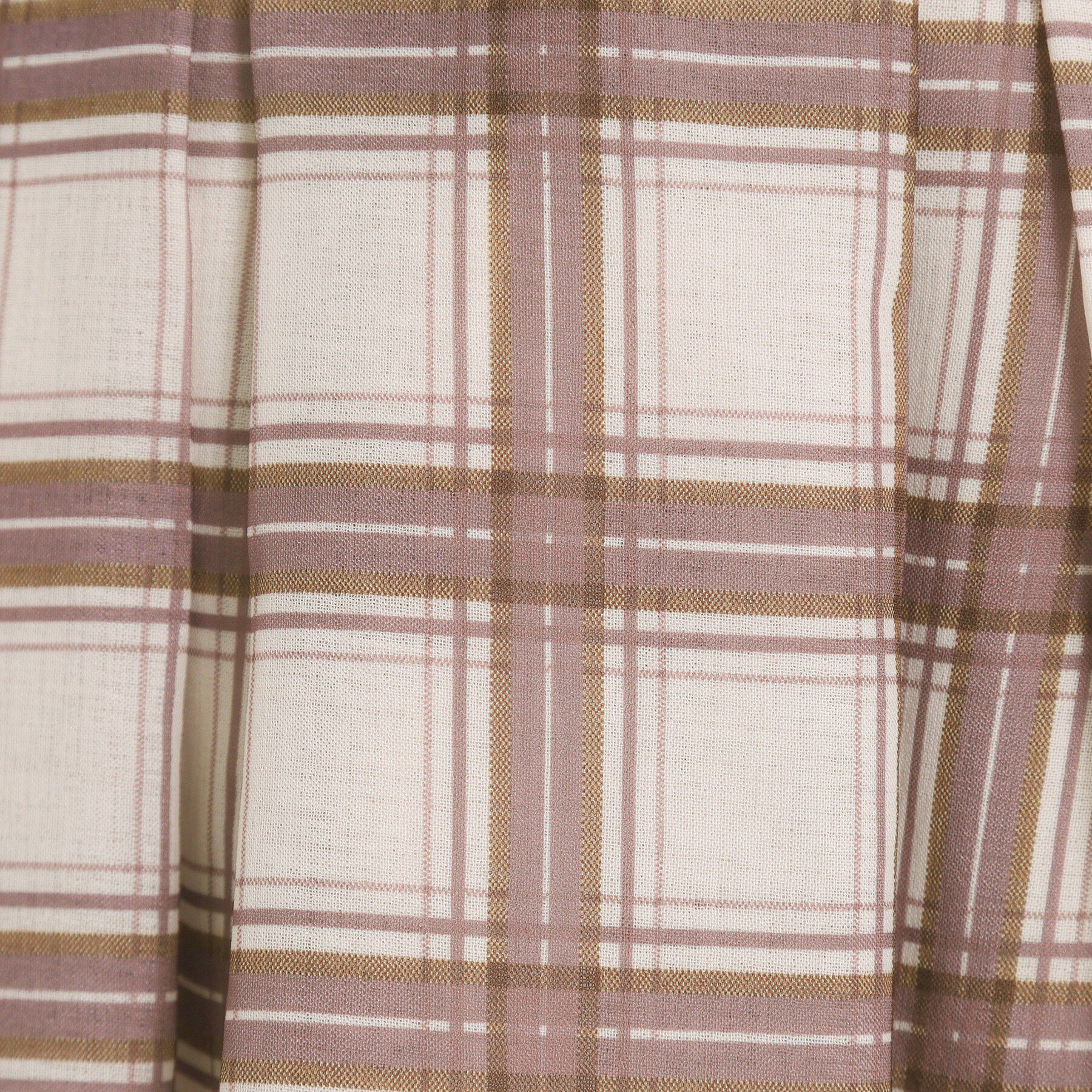 ITS&rsquo;DEMO「【セットアップ可／手洗い可】シアーチェックスカート」|スカート|