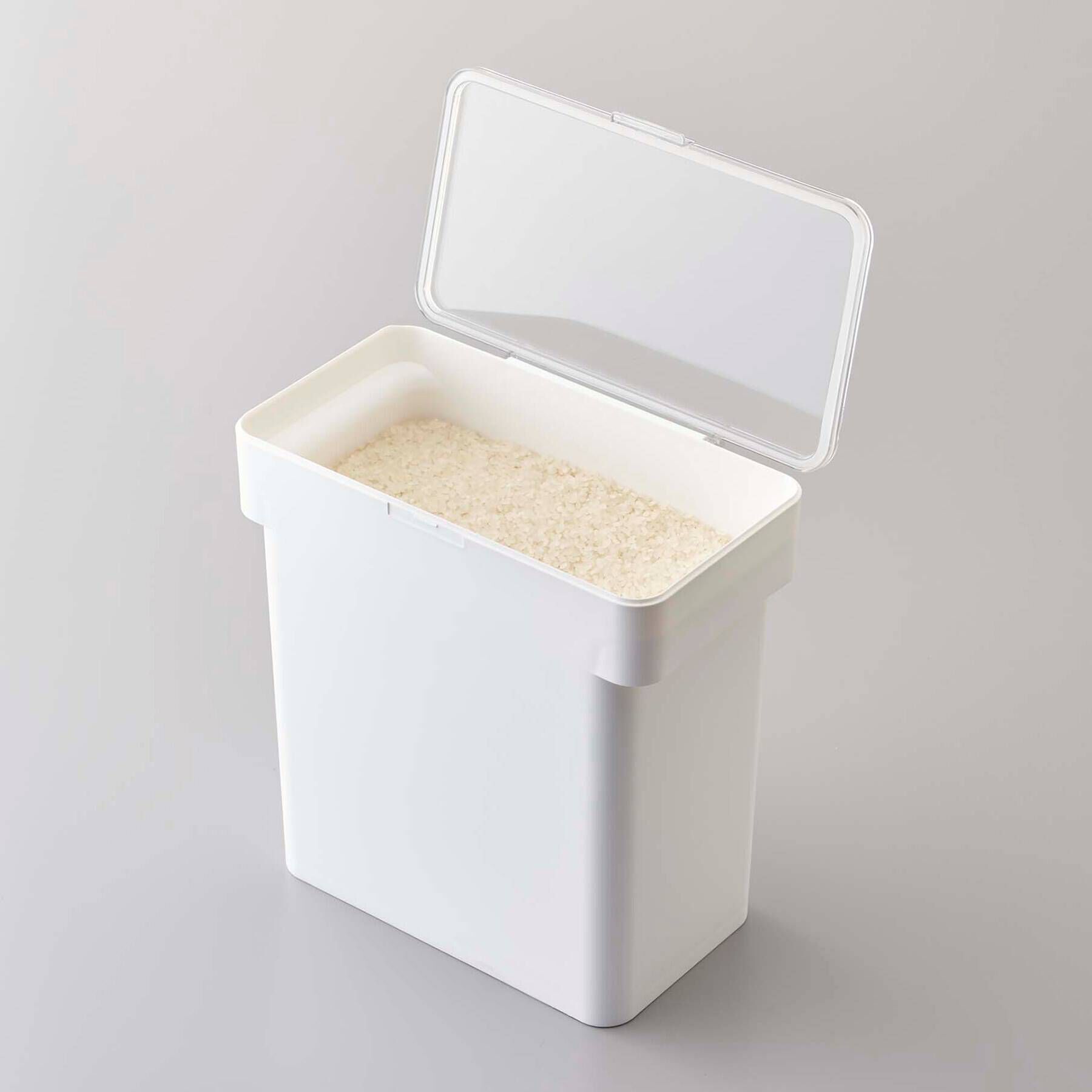 212 KITCHEN STORE「密閉袋ゴト米ビツ 5kg 計量カップ付き 山崎実業 ＜tower タワー＞」|食器・キッチングッズ|