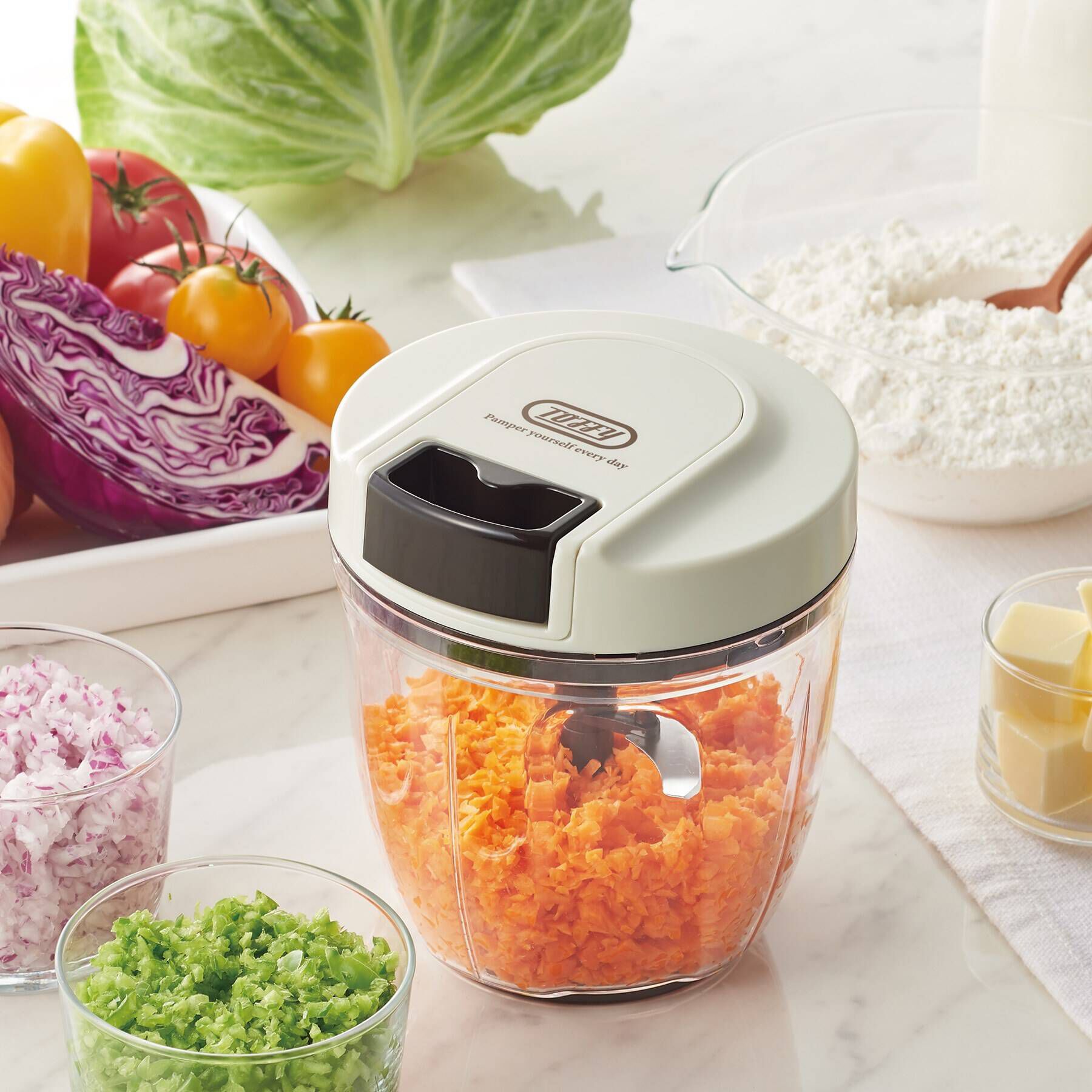 212 KITCHEN STORE「ハンディチョッパー２　K-HC６-AW ＜Toffy トフィ＞」|食器・キッチングッズ|