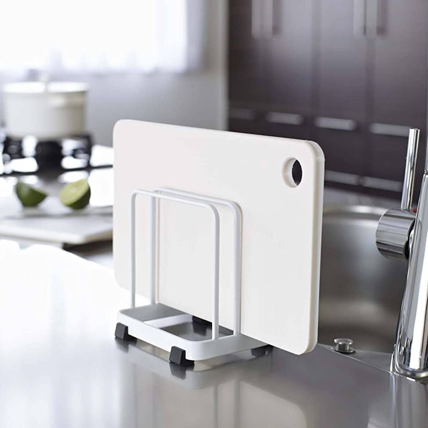 212 KITCHEN STORE「カッティングボードスタンド WH 山崎実業 ＜tower タワー＞」|食器・キッチングッズ|