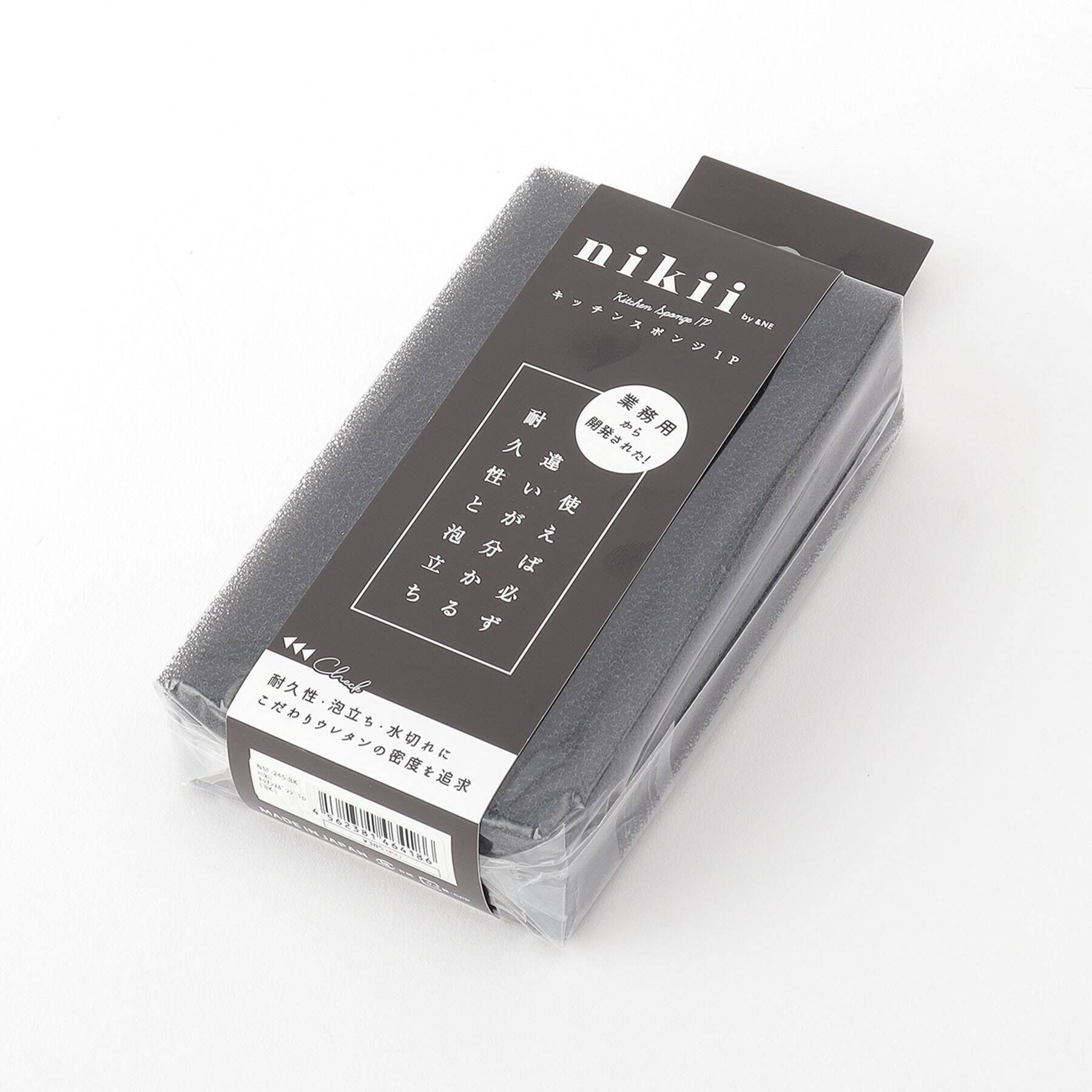 212 KITCHEN STORE「キッチンスポンジ 1P ブラック <nikii ニキ>」|その他|