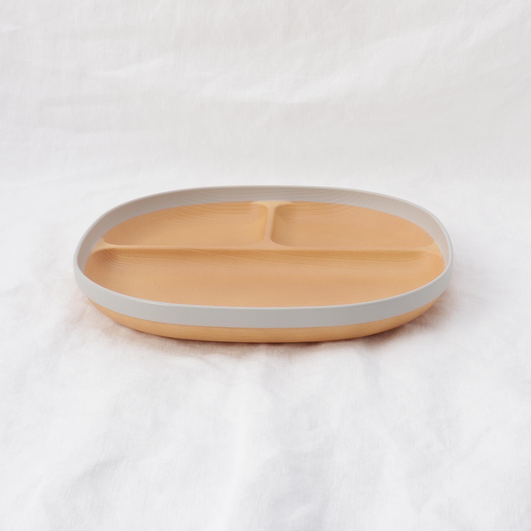 212 KITCHEN STORE「MUSUBI 塗分け ランチプレート NB/WH」|食器・キッチングッズ|