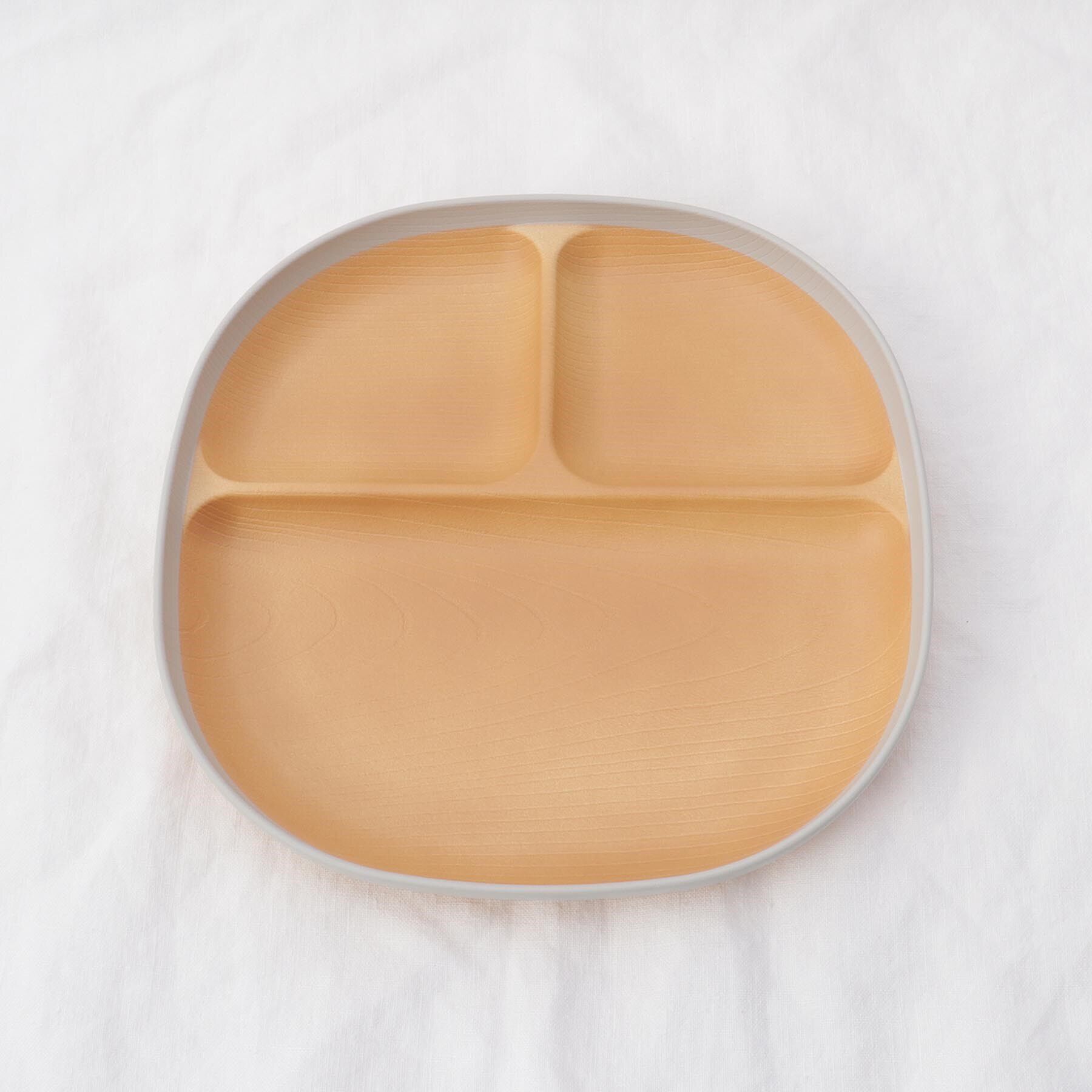 212 KITCHEN STORE「MUSUBI 塗分け ランチプレート NB/WH」|食器・キッチングッズ|