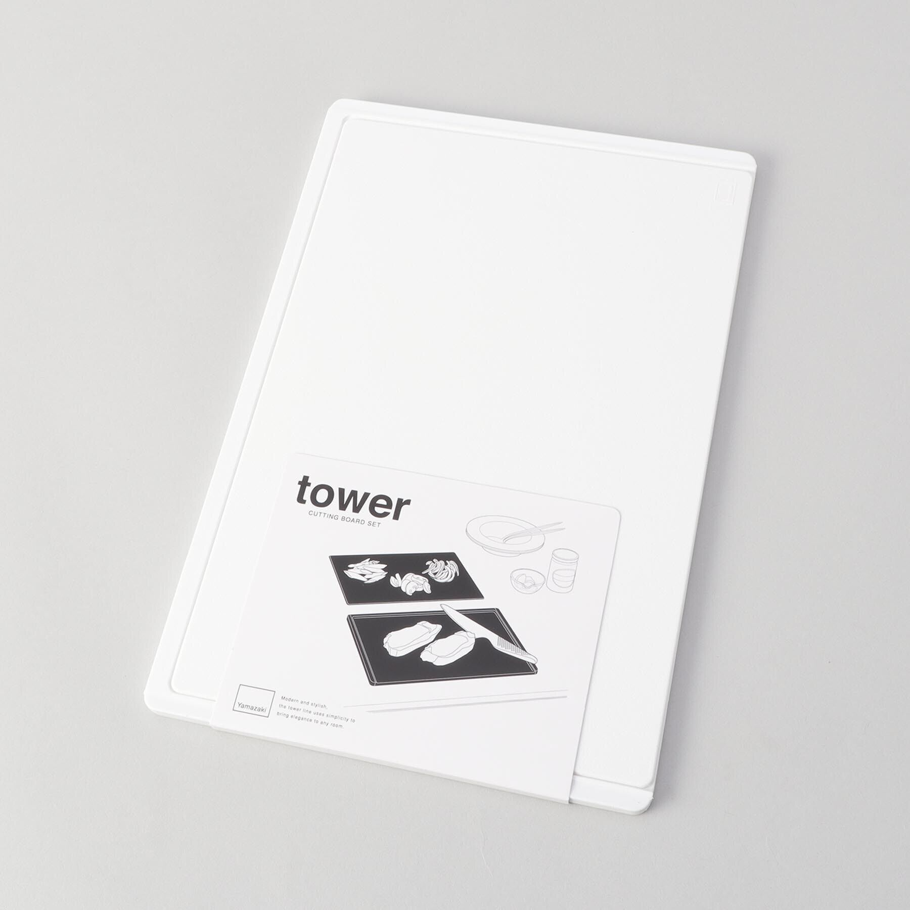 212 KITCHEN STORE「抗菌まな板＆シートまな板セット WH 山崎実業 ＜tower タワー＞」|食器・キッチングッズ|