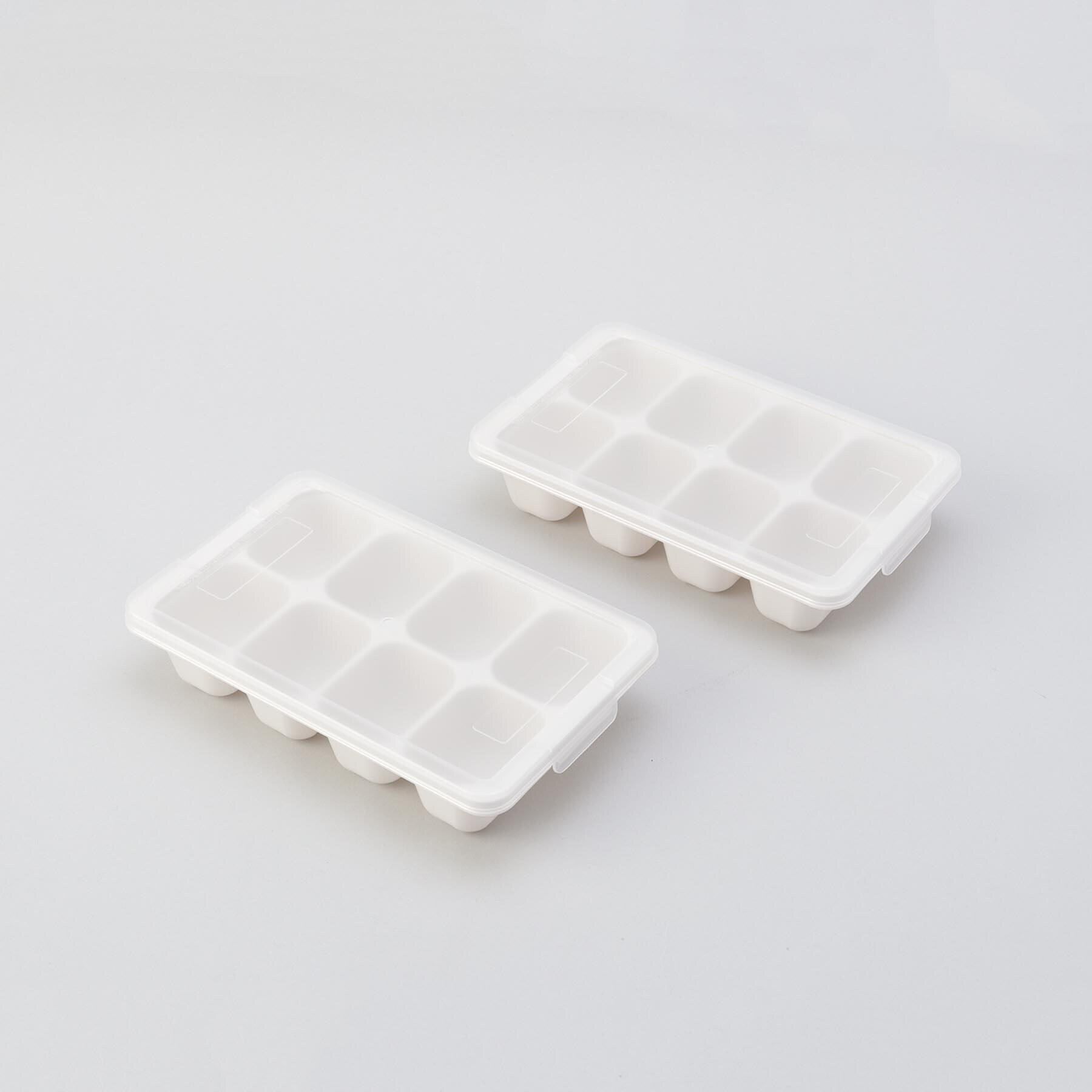 212 KITCHEN STORE「NEW冷凍つくりおき小分けトレー50&times;８ブロック 2個組」|食器・キッチングッズ|