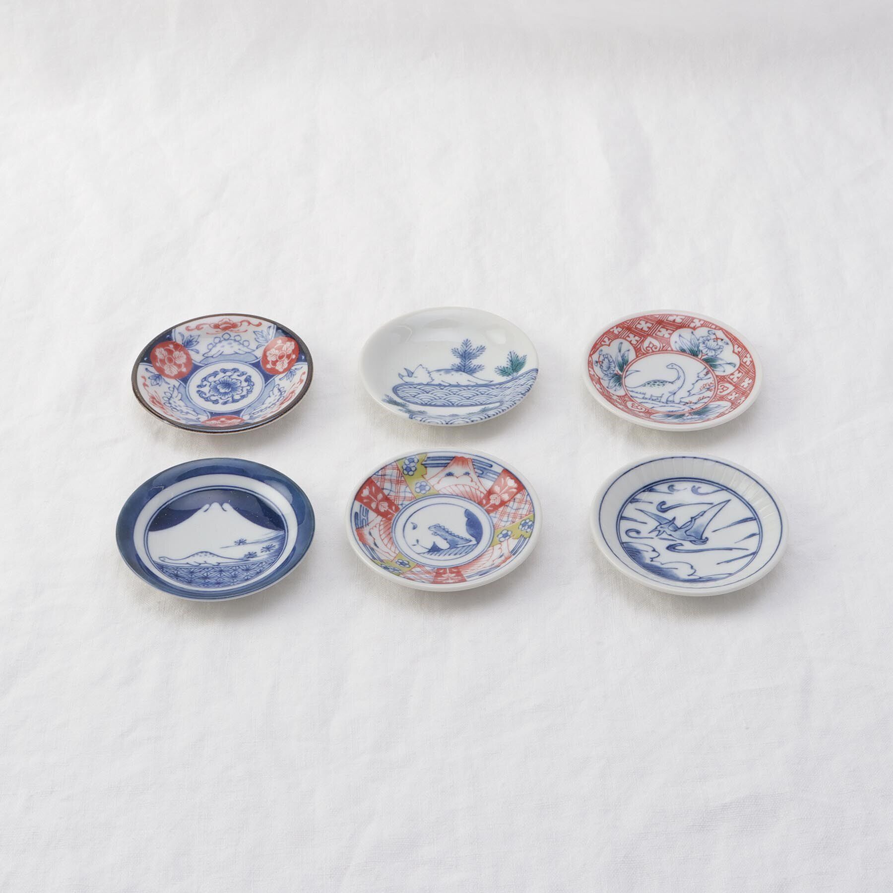212 KITCHEN STORE「六客まめ皿揃 ＜江戸っ子恐竜 ＞」|食器・キッチングッズ|