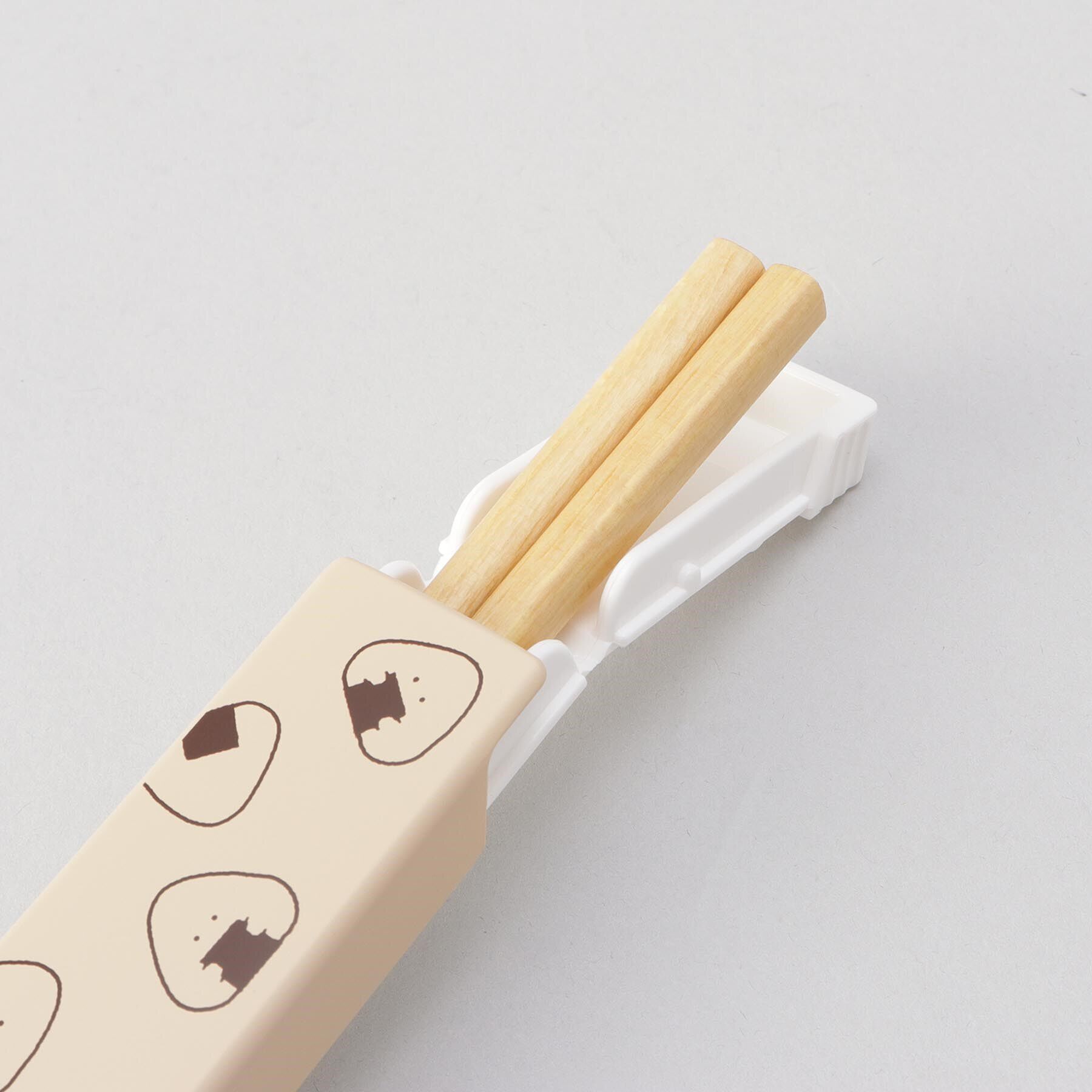 212 KITCHEN STORE「ぎゅっとおにぎりさん 抗菌箸 箸箱セット BE」|食器・キッチングッズ|