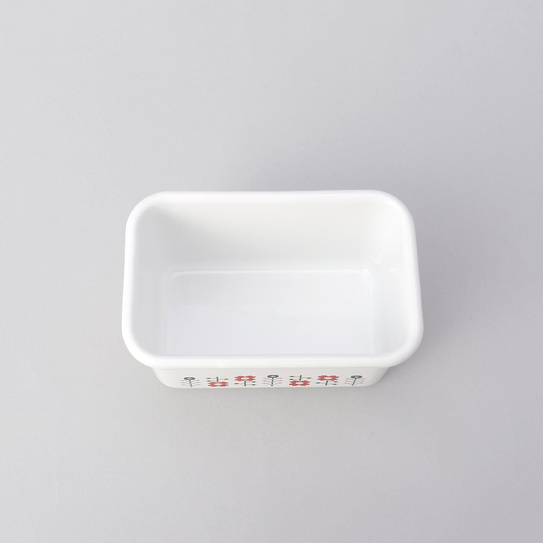 212 KITCHEN STORE「ミーサ深型角容器Ｓ RD ＜富士ホーロー ＞」|食器・キッチングッズ|