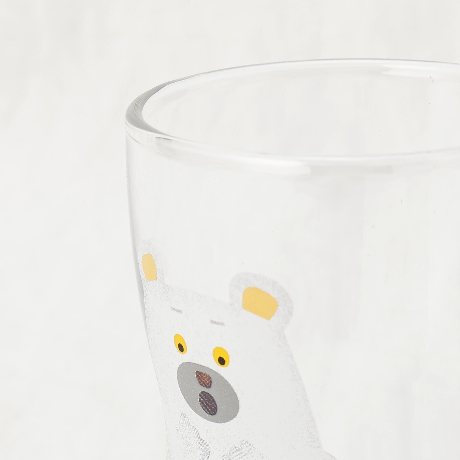 212 KITCHEN STORE「つよいこグラスMしろくまのパンツ」|グラス・マグカップ|