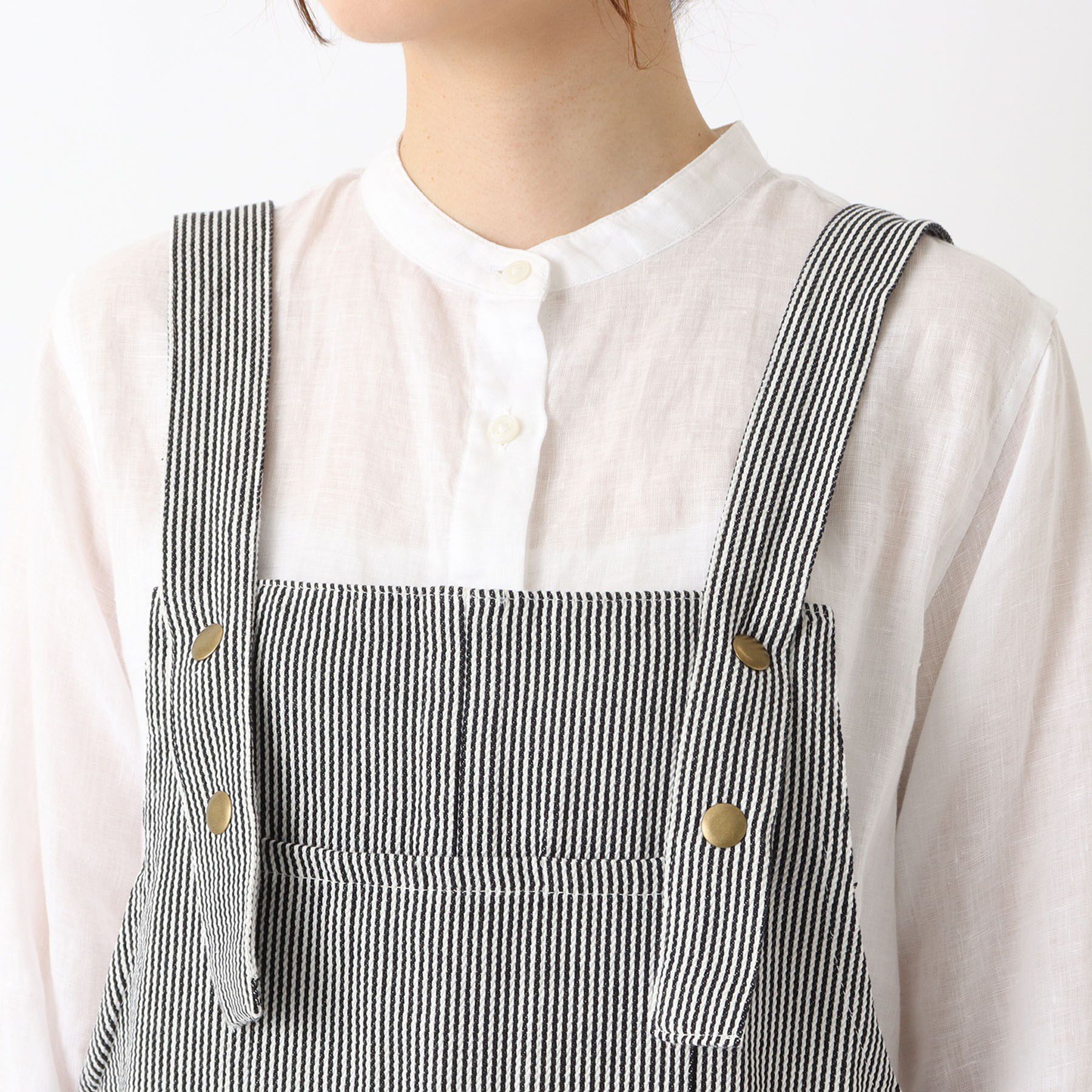 212 KITCHEN STORE「ヒッコリーストライプエプロン L BK ＜212Kオリジナル＞」|食器・キッチングッズ|