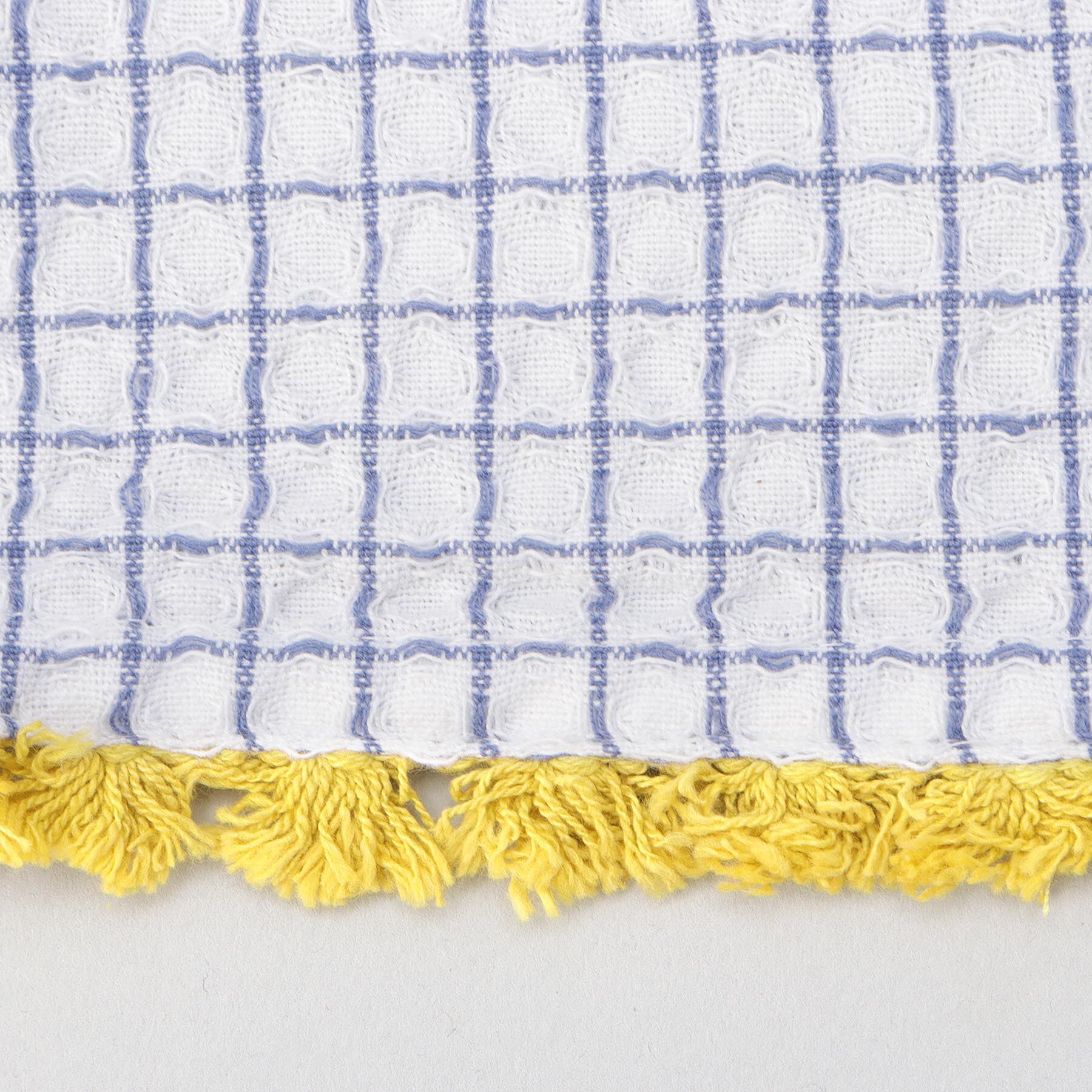 212 KITCHEN STORE「グリッドキッチンタオル BL」|食器・キッチングッズ|