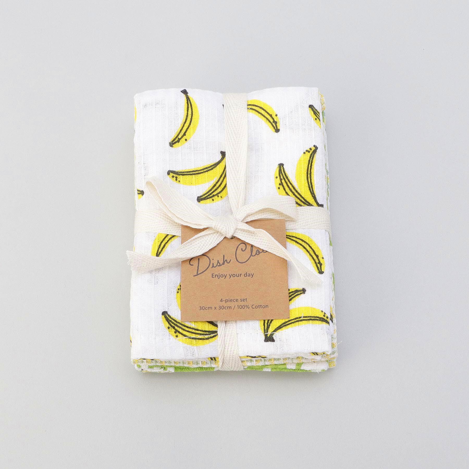 212 KITCHEN STORE「ディッシュクロス4Pセット YE」|食器・キッチングッズ|