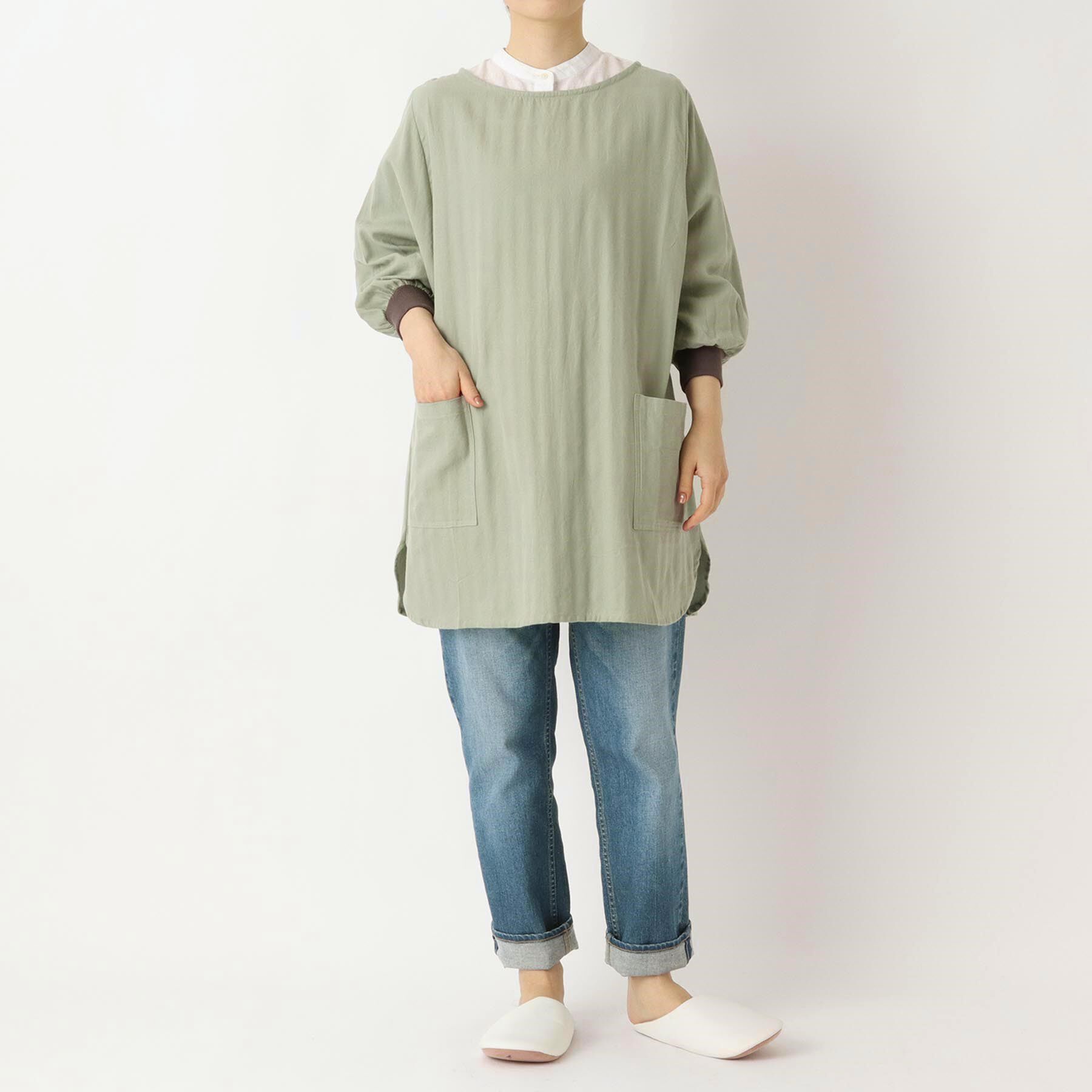 212 KITCHEN STORE「ライトウィンド 花びらリブ袖かっぽうぎ KH」|食器・キッチングッズ|