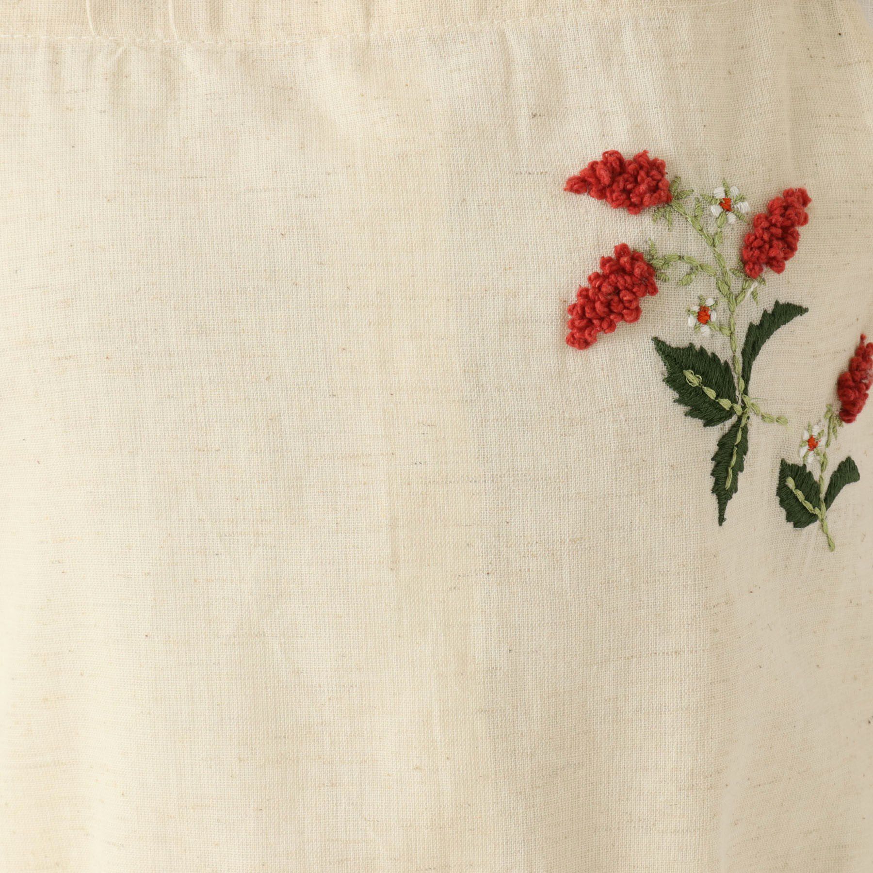 212 KITCHEN STORE「刺繍フラワー ワイルドストロベリー フルエプロン NA ＜212Kオリジナル ＞」|食器・キッチングッズ|