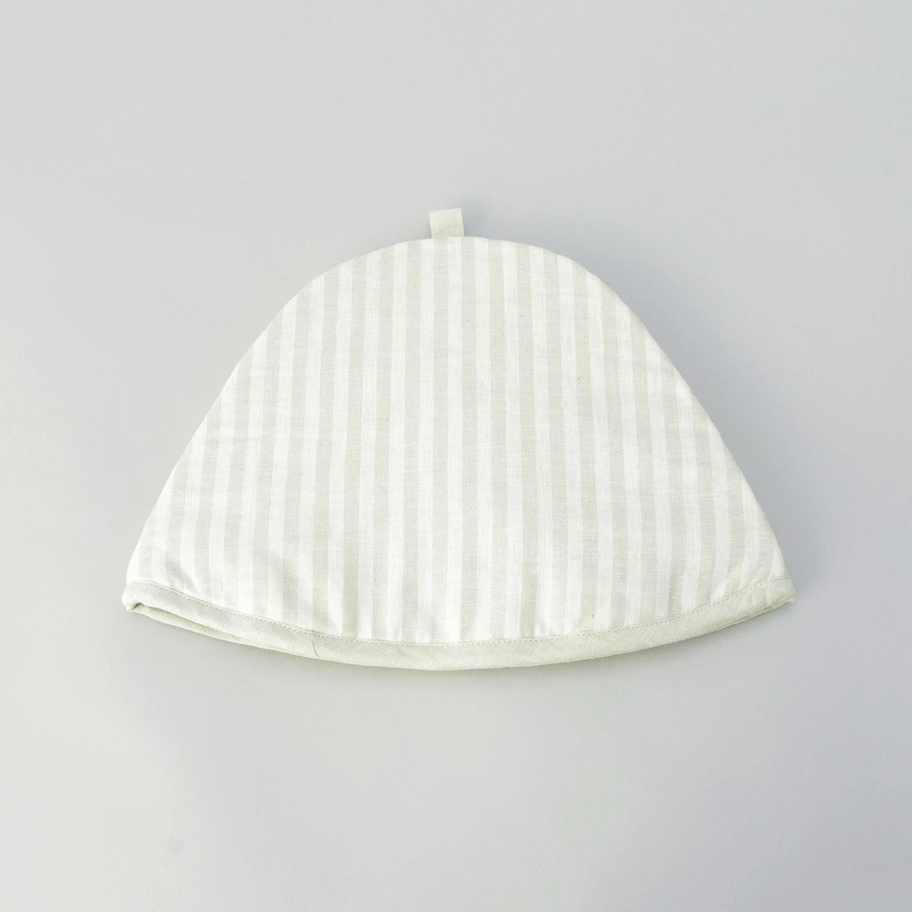 212 KITCHEN STORE「ブロックストライプ リネンコットン ティーコージー LGR ＜212Kオリジナル ＞」|食器・キッチングッズ|