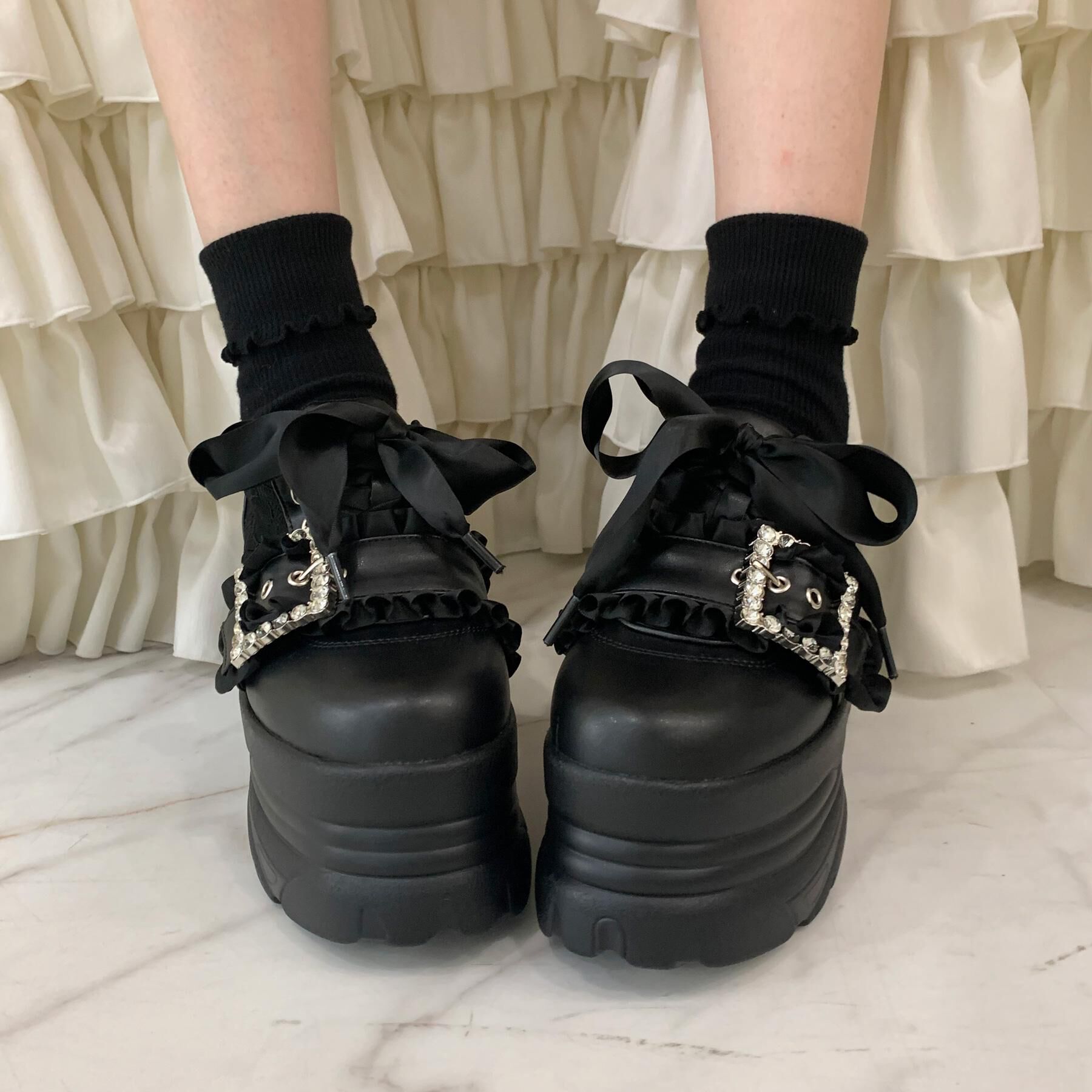 csT&P「夢見るシリーズキラキラ厚底スニーカー」|スニーカー|