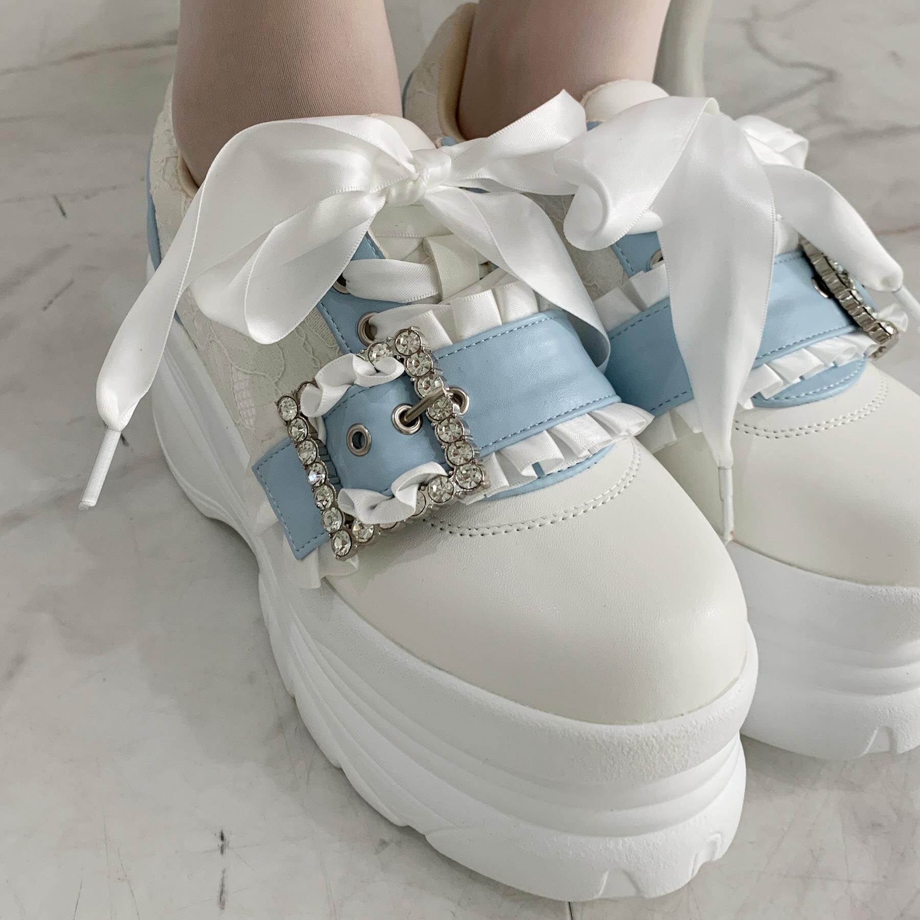 csT&P「夢見るシリーズキラキラ厚底スニーカー」|スニーカー|