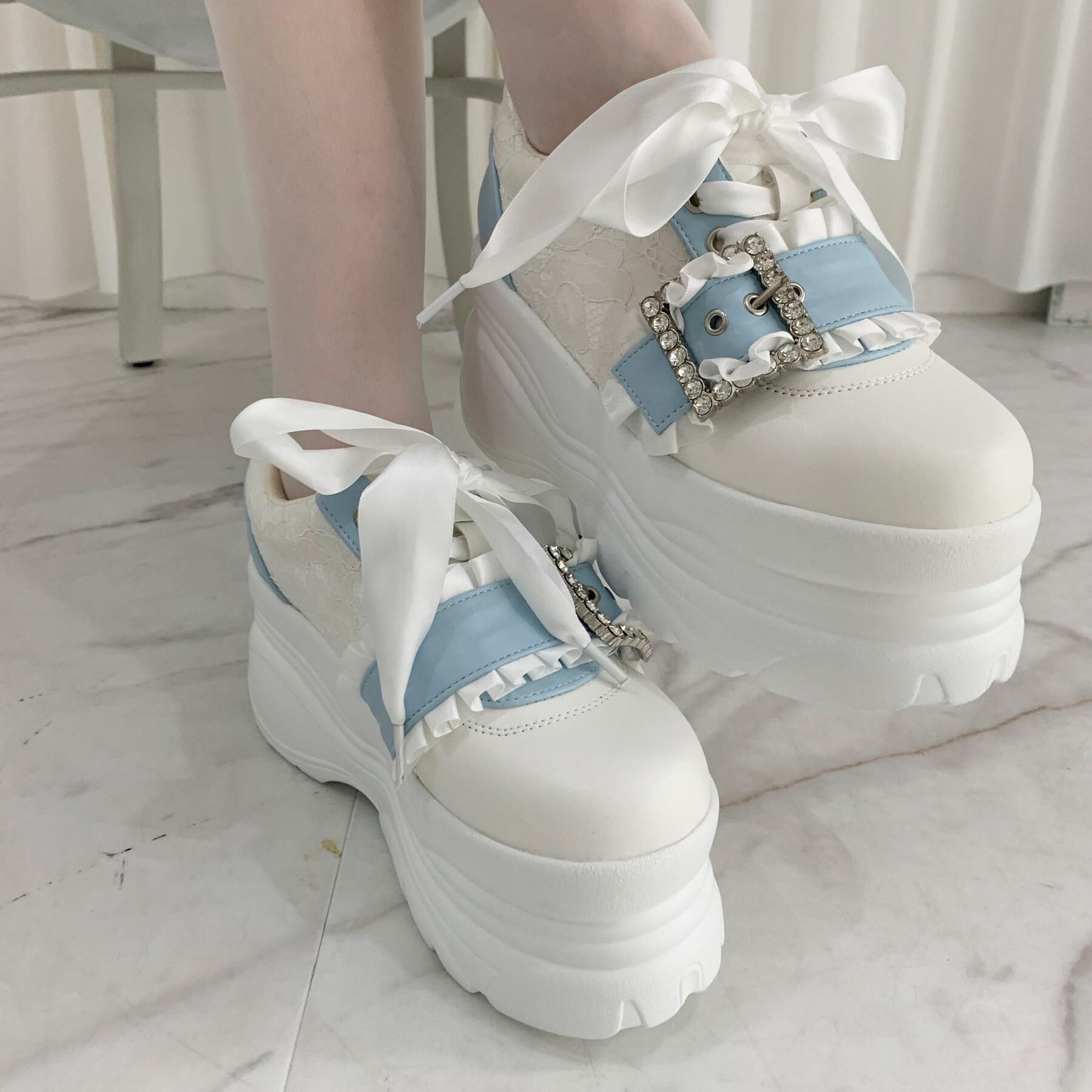 csT&P「夢見るシリーズキラキラ厚底スニーカー」|スニーカー|