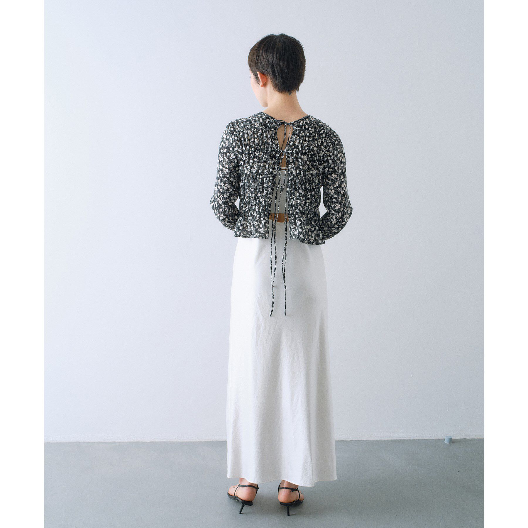 CODE A「petit flower ribbon blouse」|シャツ・ブラウス|