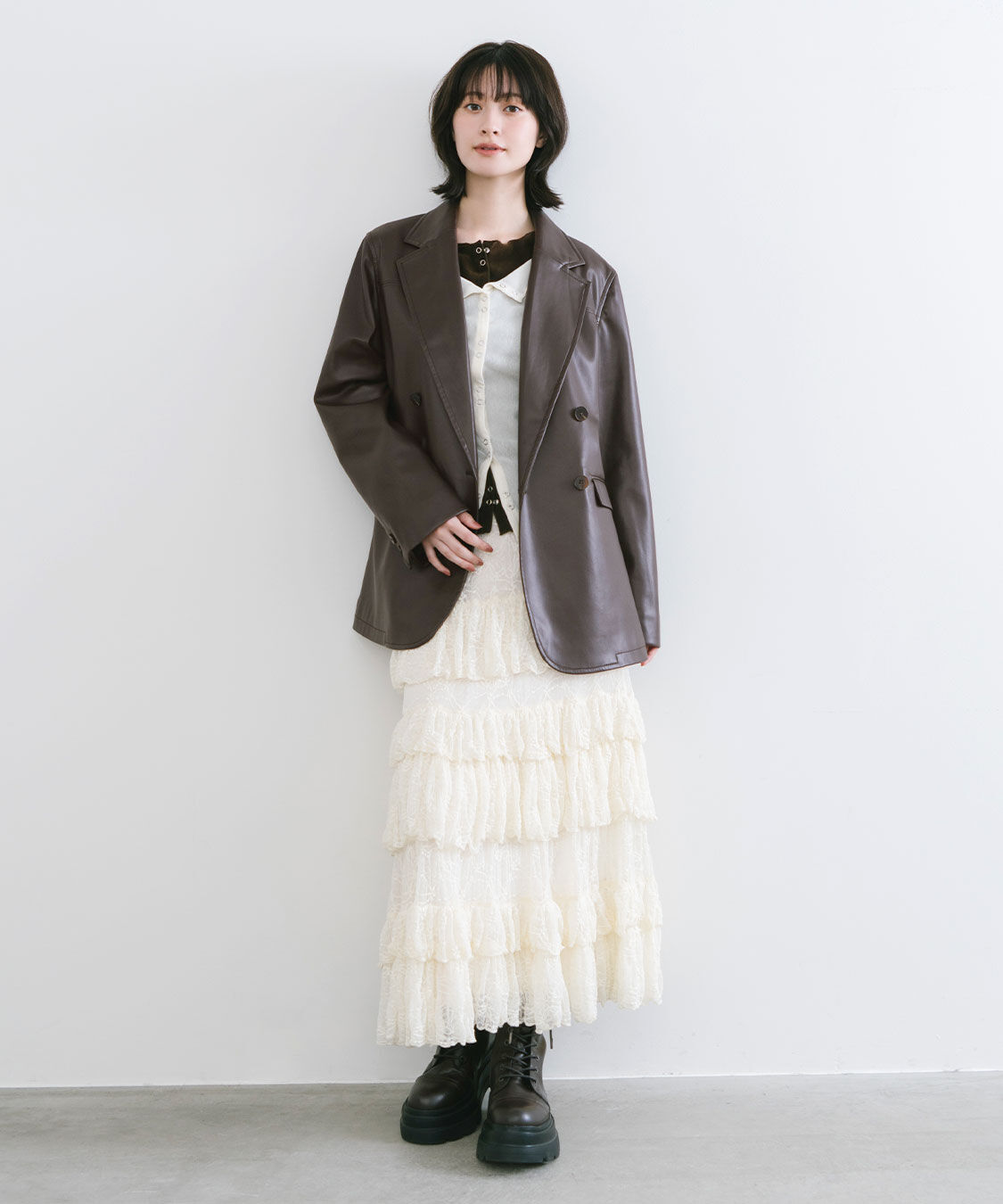 COCO DEAL「オーバーサイズジャケット」|テーラードジャケット|