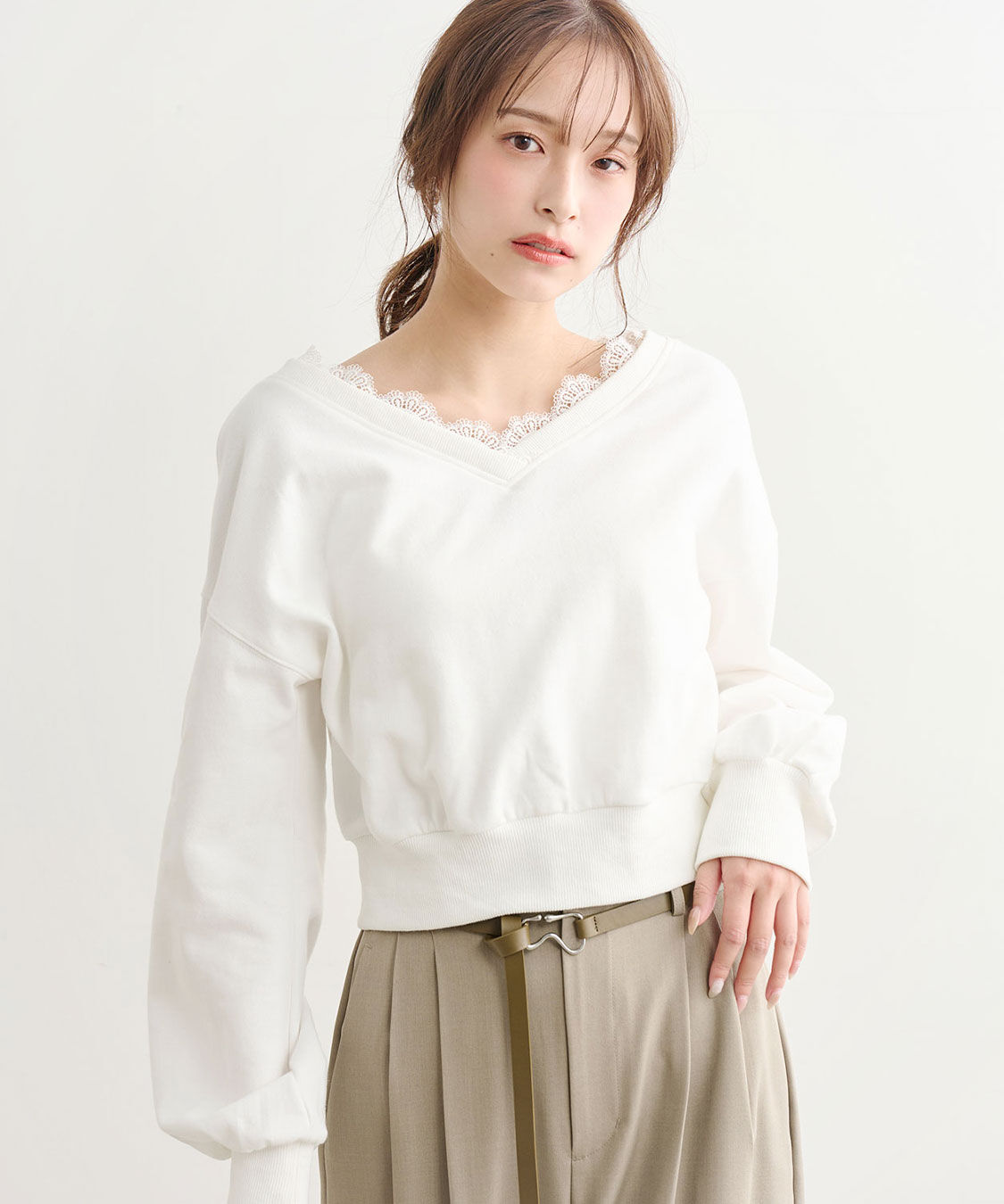 COCO DEAL「レーストリムスウェット」|スウェット・ジャージ|