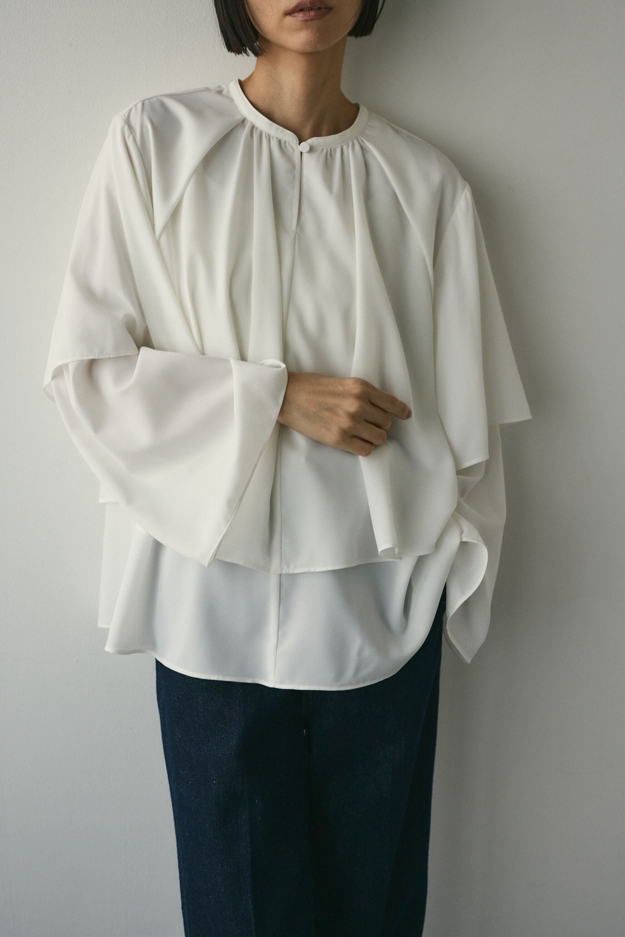 STYLEMIXER「フリルレイヤーブラウス」|チュニック|