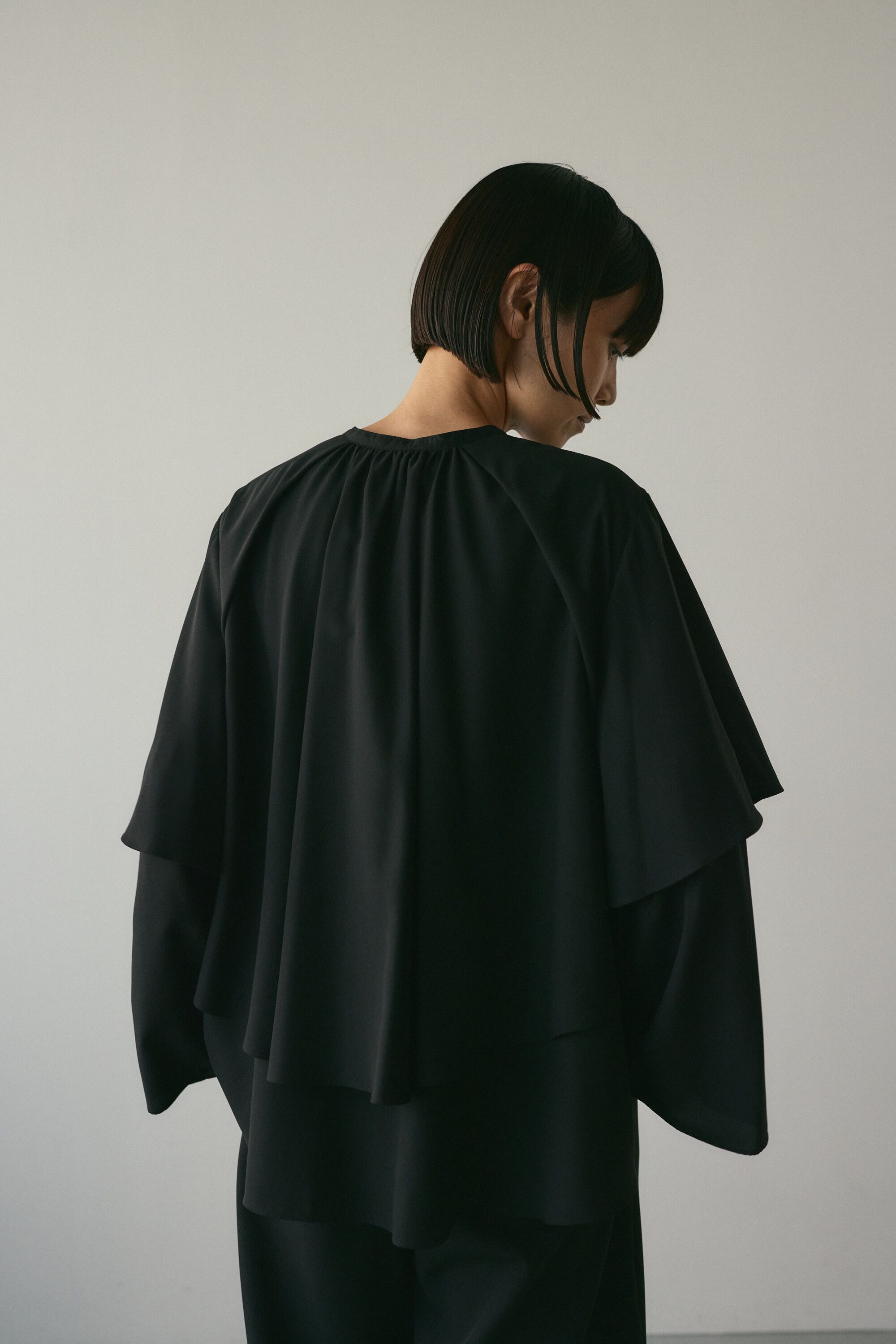 STYLEMIXER「フリルレイヤーブラウス」|チュニック|